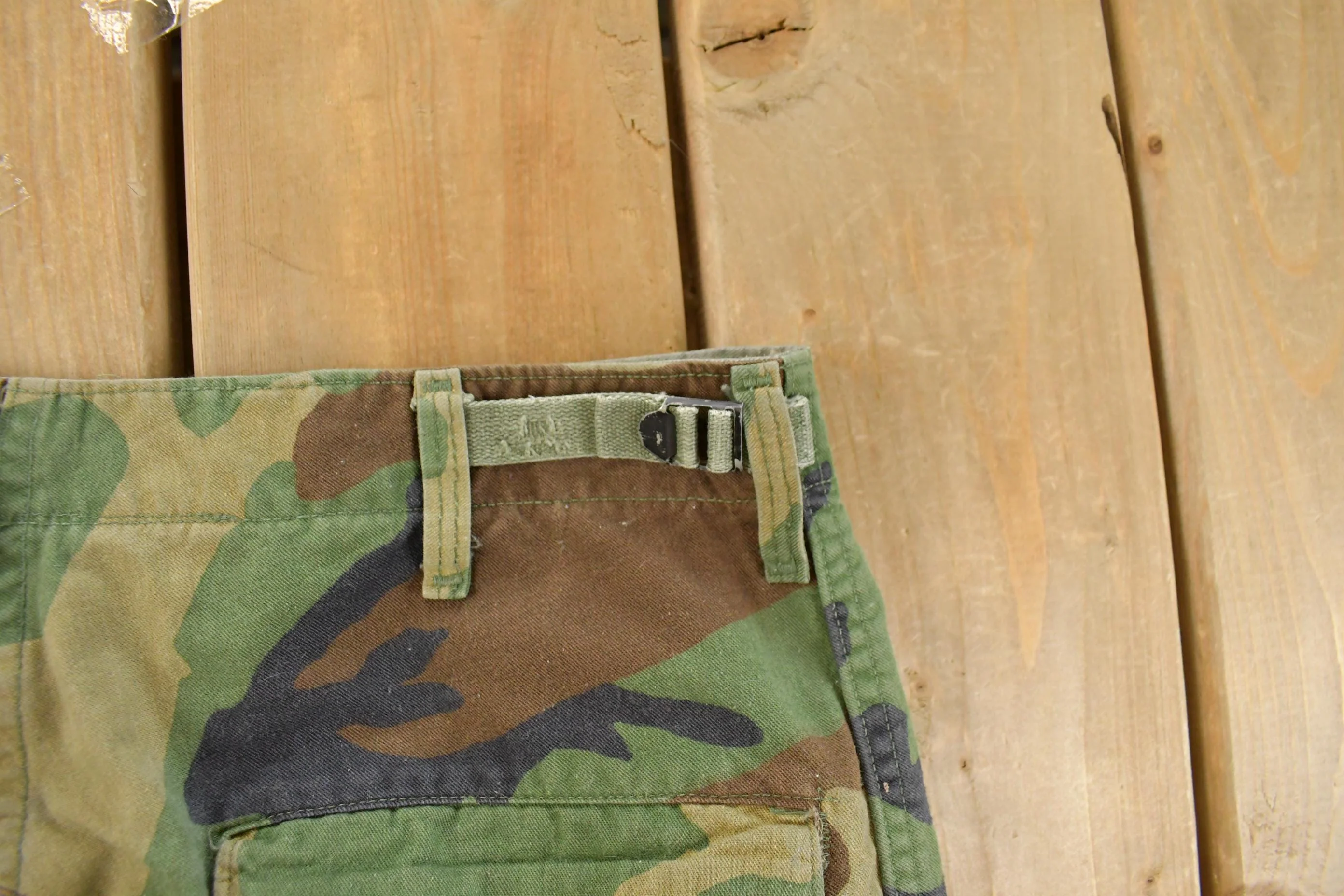 Vintage 2000s Army Military Woodland Camo Cargo Pants Men's Small - Image 6
