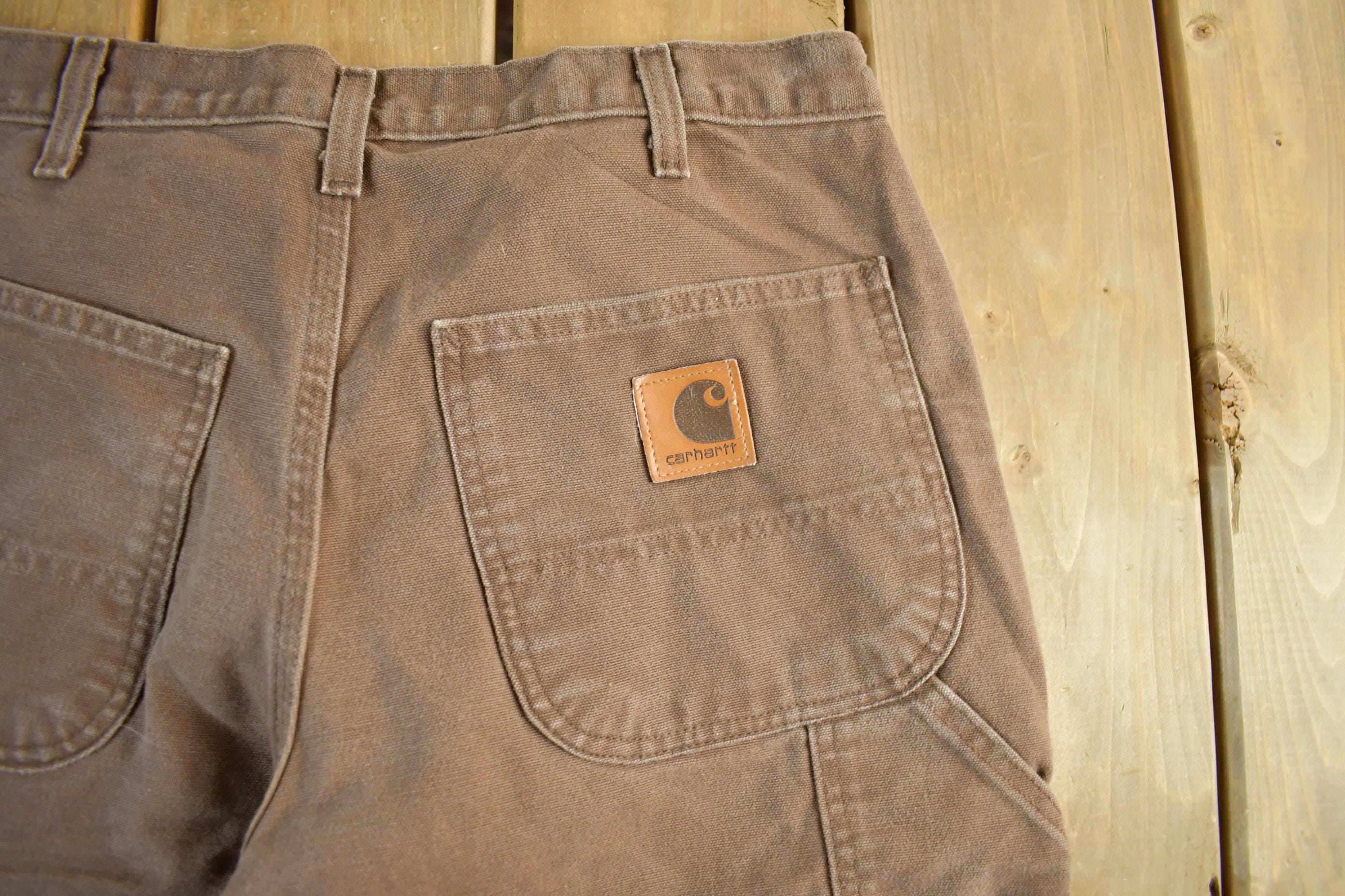 Vintage 2000s Carhartt Carpenter Work Pants Men's 33 x 29.5 - Image 6