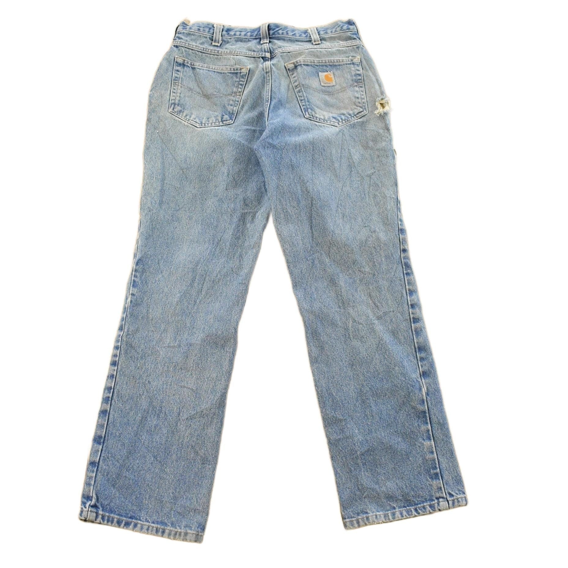 Vintage 2000s Carhartt Distressed Denim Jeans Men's 31 x 30 - Image 2