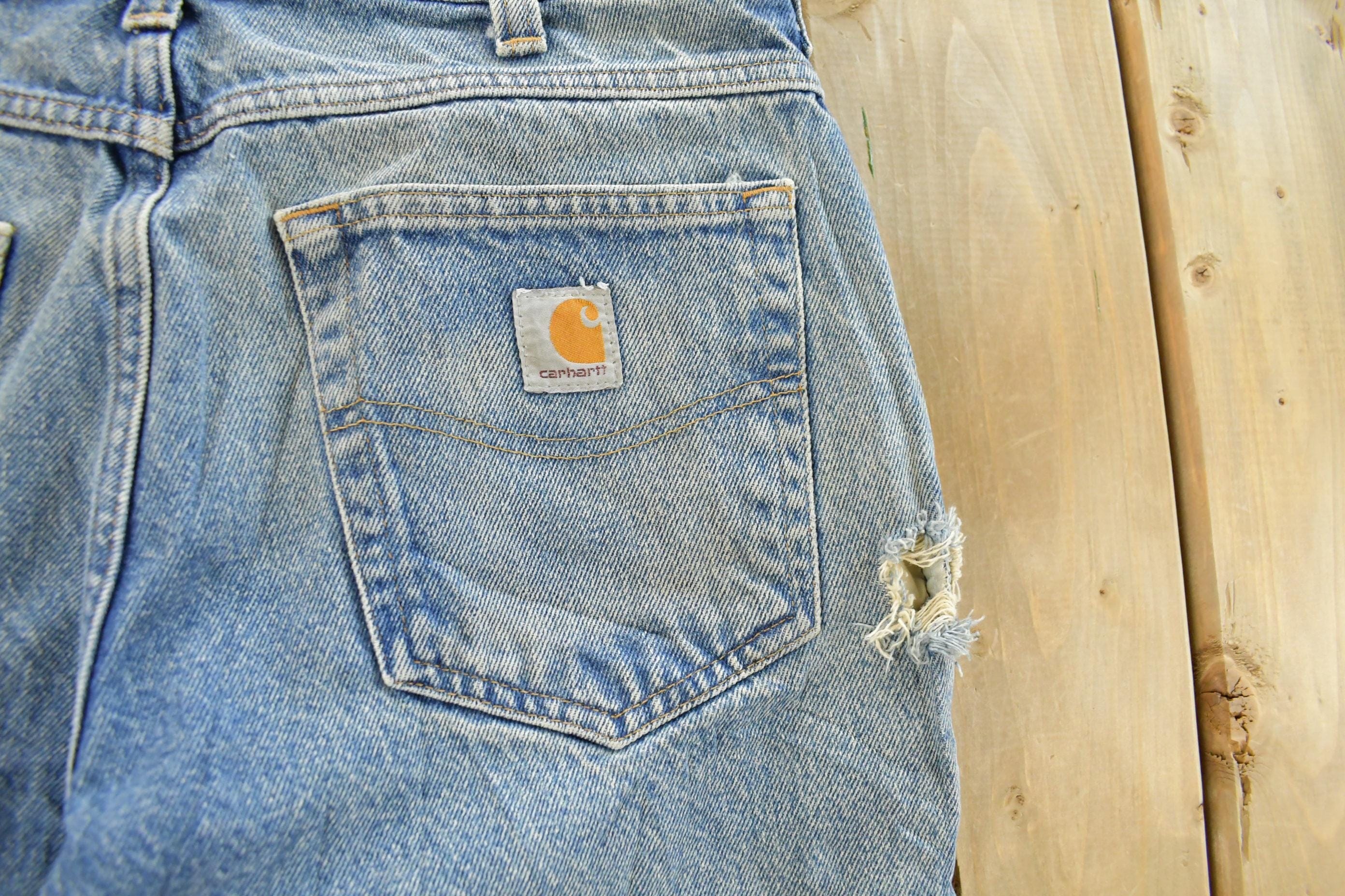 Vintage 2000s Carhartt Distressed Denim Jeans Men's 31 x 30 - Image 6