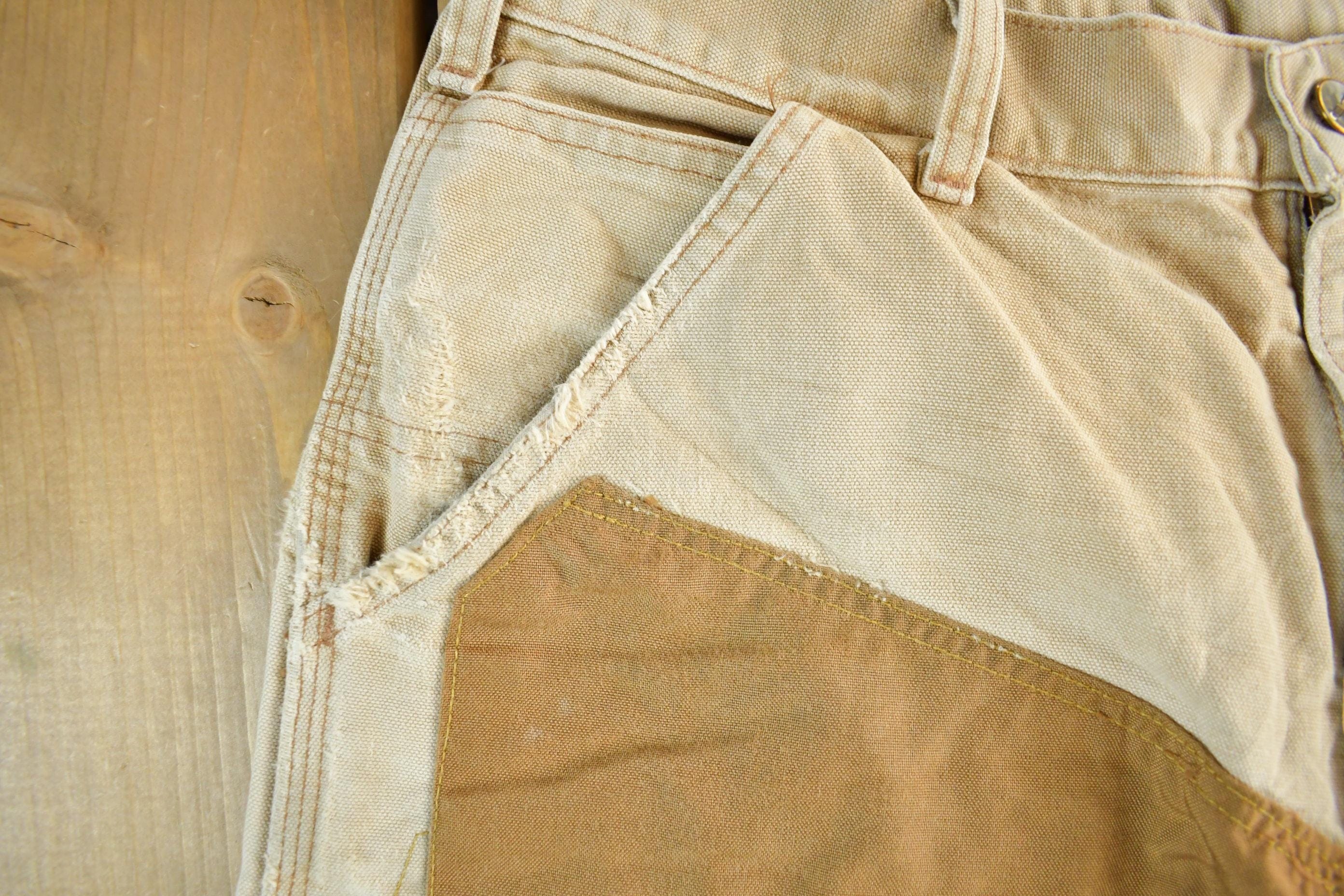 Vintage 2000s Carhartt Double Knee Brush Pants Men's 34 x 31 - Image 4