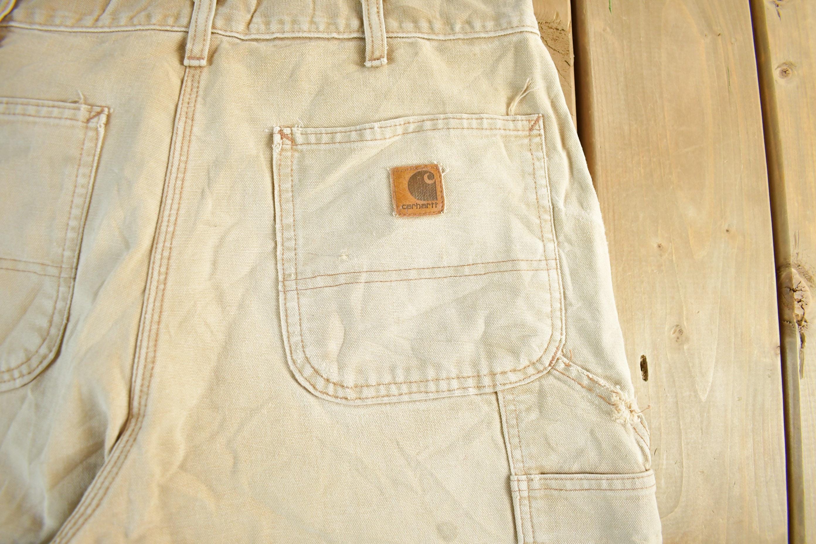 Vintage 2000s Carhartt Double Knee Brush Pants Men's 34 x 31 - Image 7