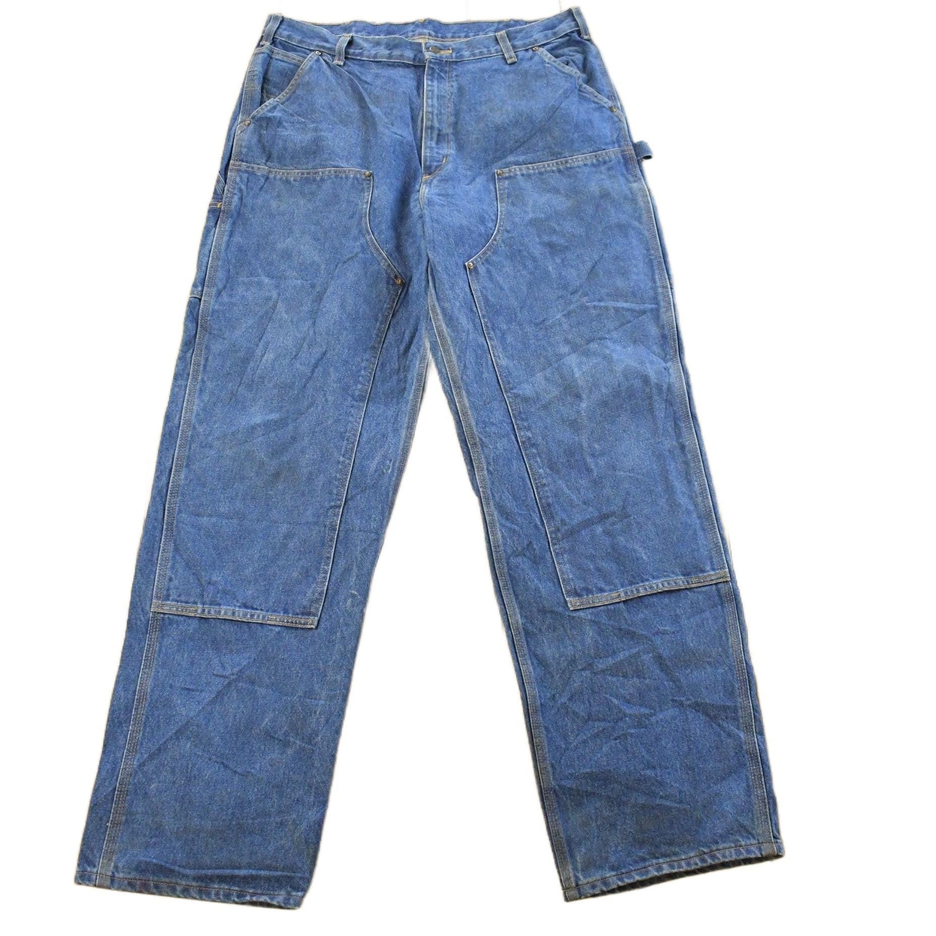 Vintage 2000s Carhartt Double Knee Denim Jeans Men's 38 x 34