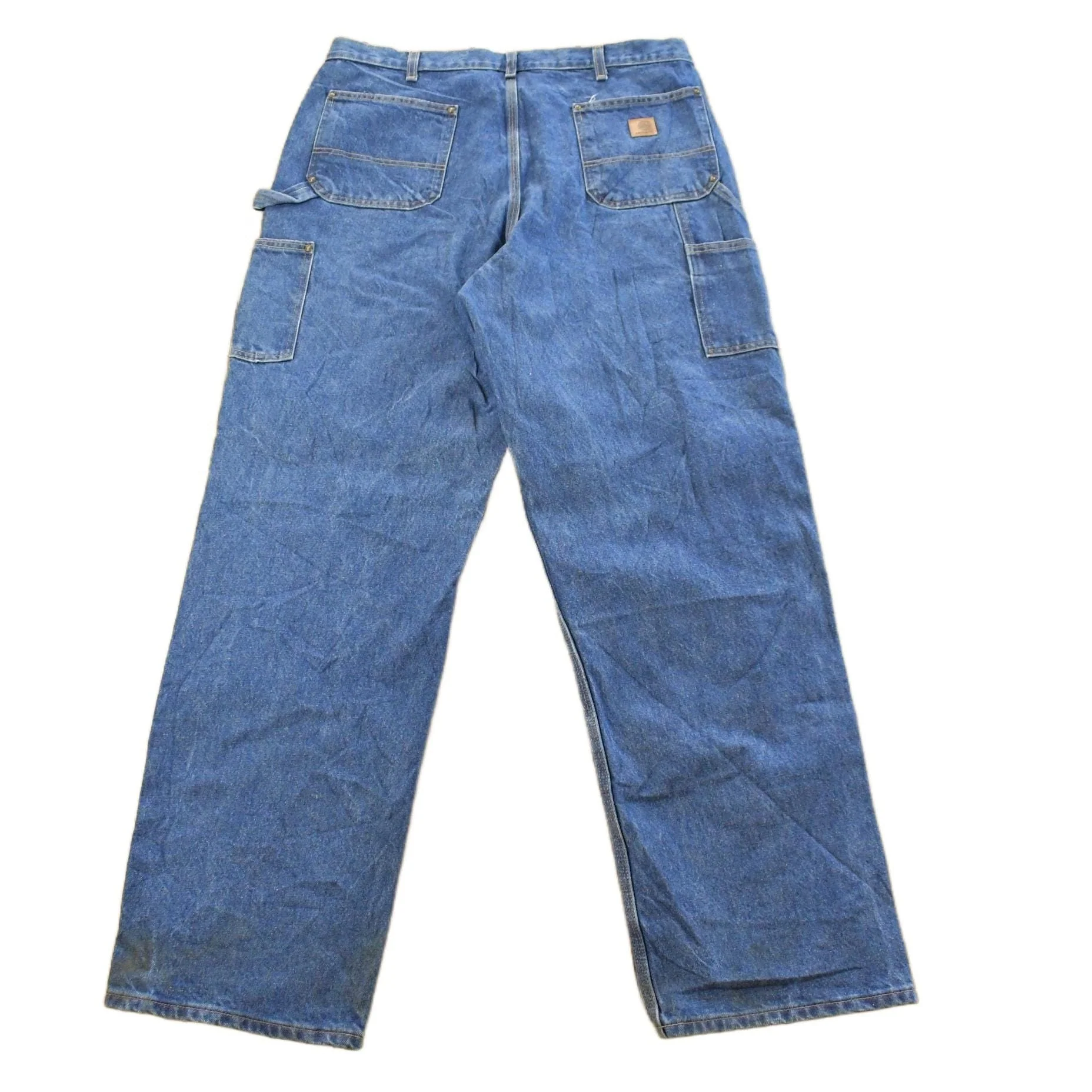 Vintage 2000s Carhartt Double Knee Denim Jeans Men's 38 x 34 - Image 2