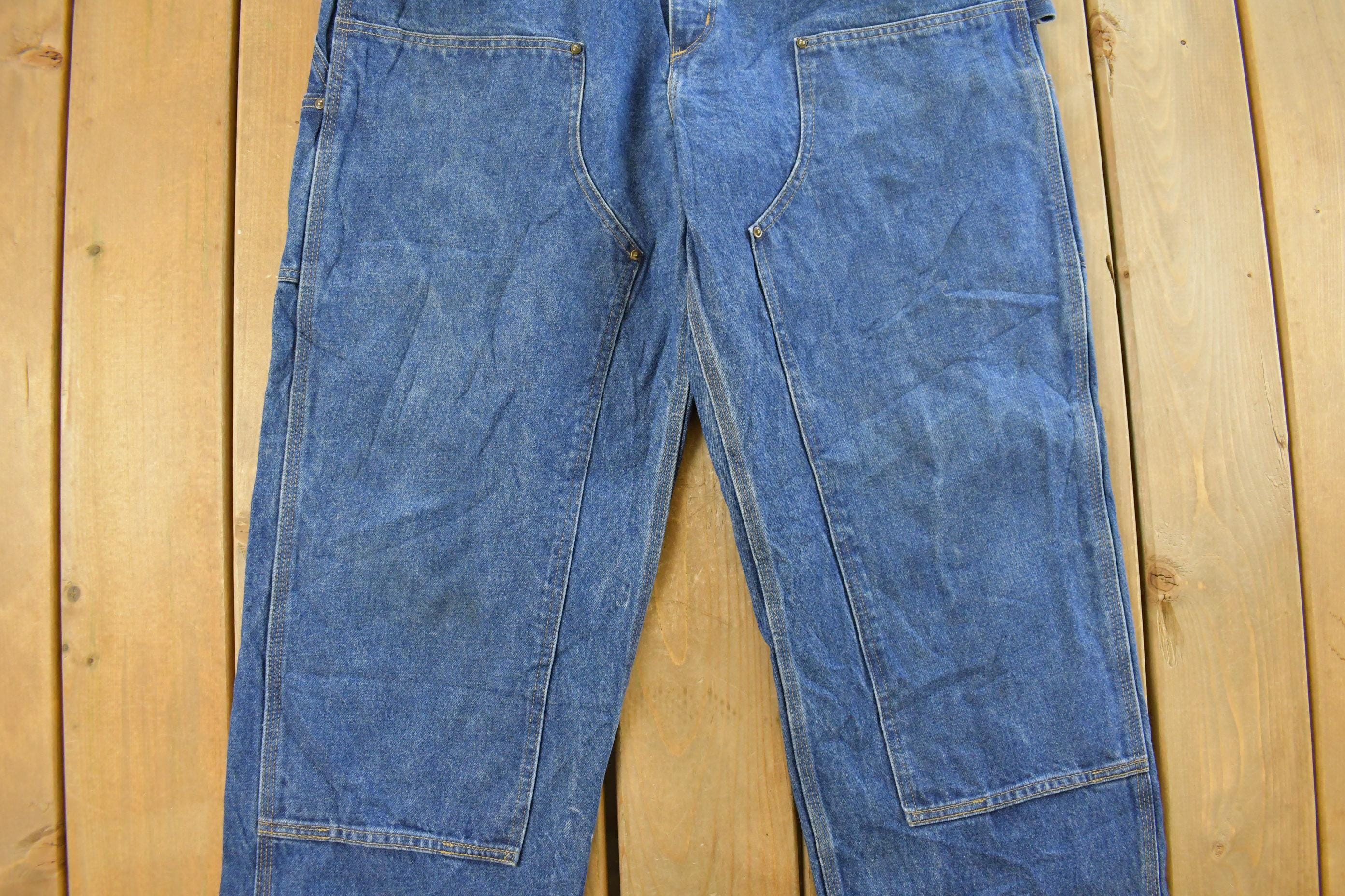 Vintage 2000s Carhartt Double Knee Denim Jeans Men's 38 x 34 - Image 3