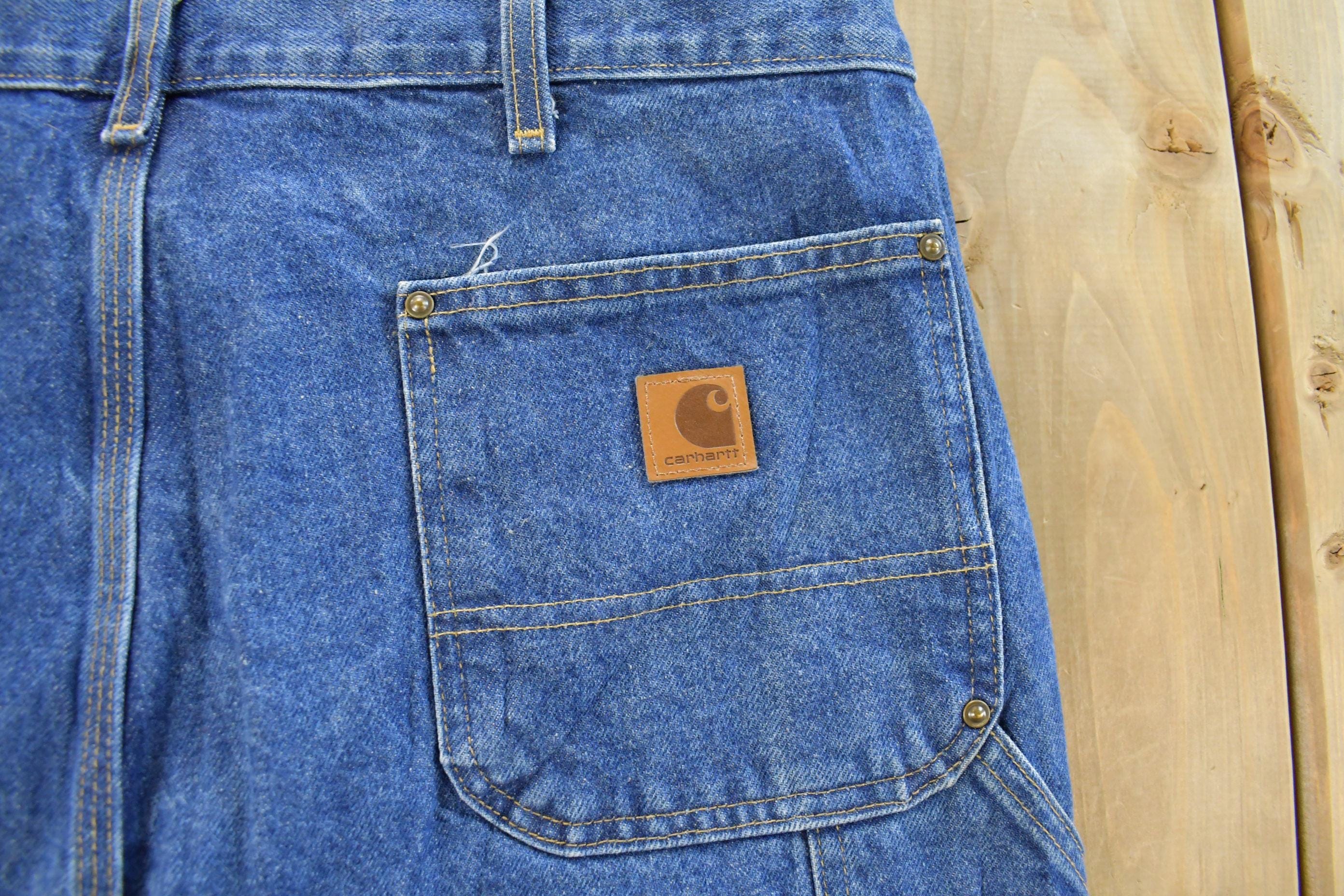 Vintage 2000s Carhartt Double Knee Denim Jeans Men's 38 x 34 - Image 7