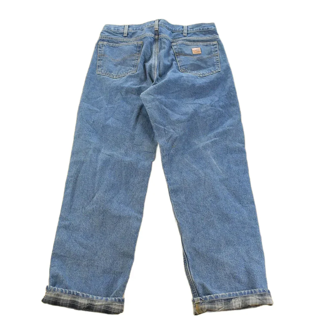 Vintage 2000s Carhartt Flannel Lined Denim Jeans Men's 36 x 32
