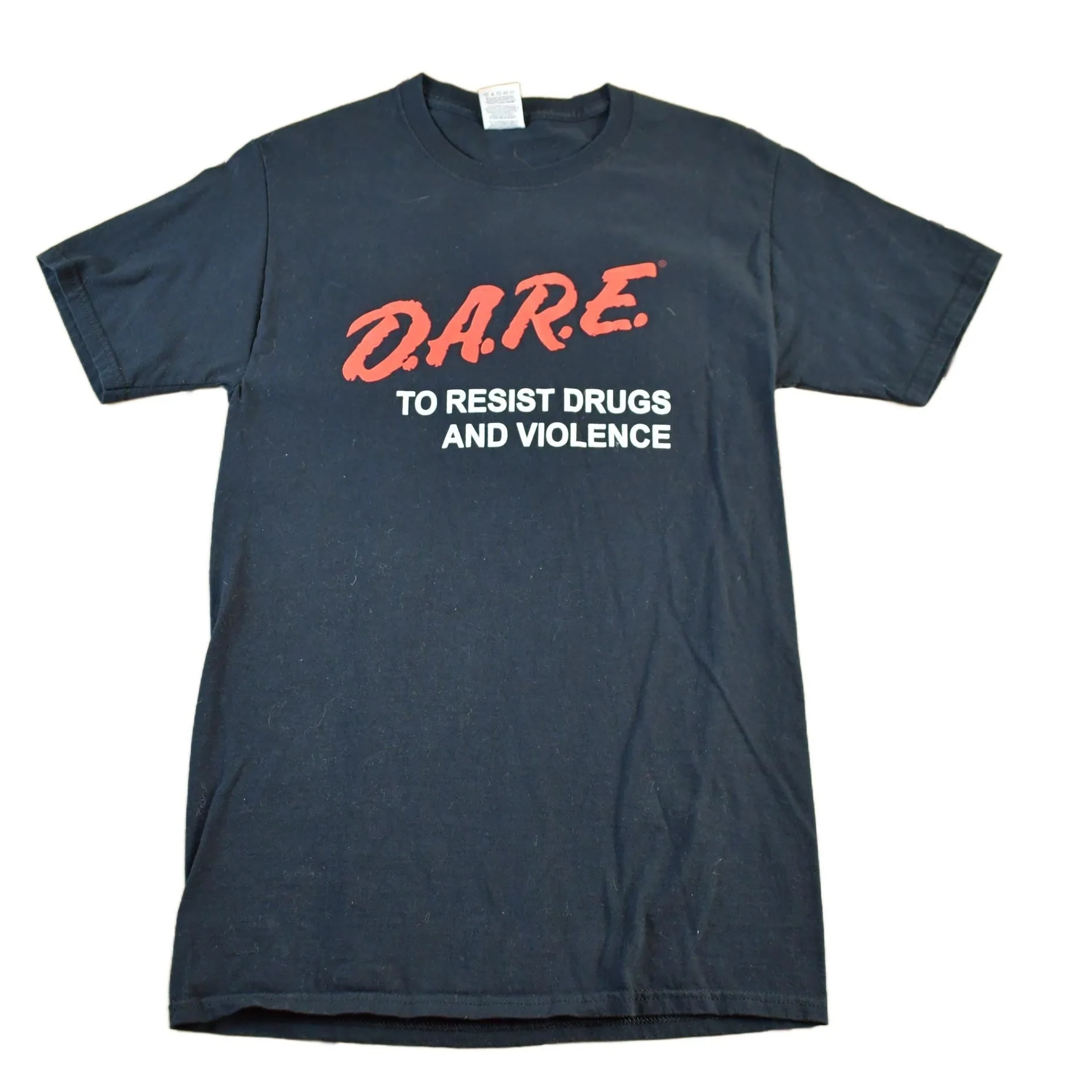 Vintage 2000s Dare to Resist Drugs And Violence Souvenir T-Shirt Men's Small