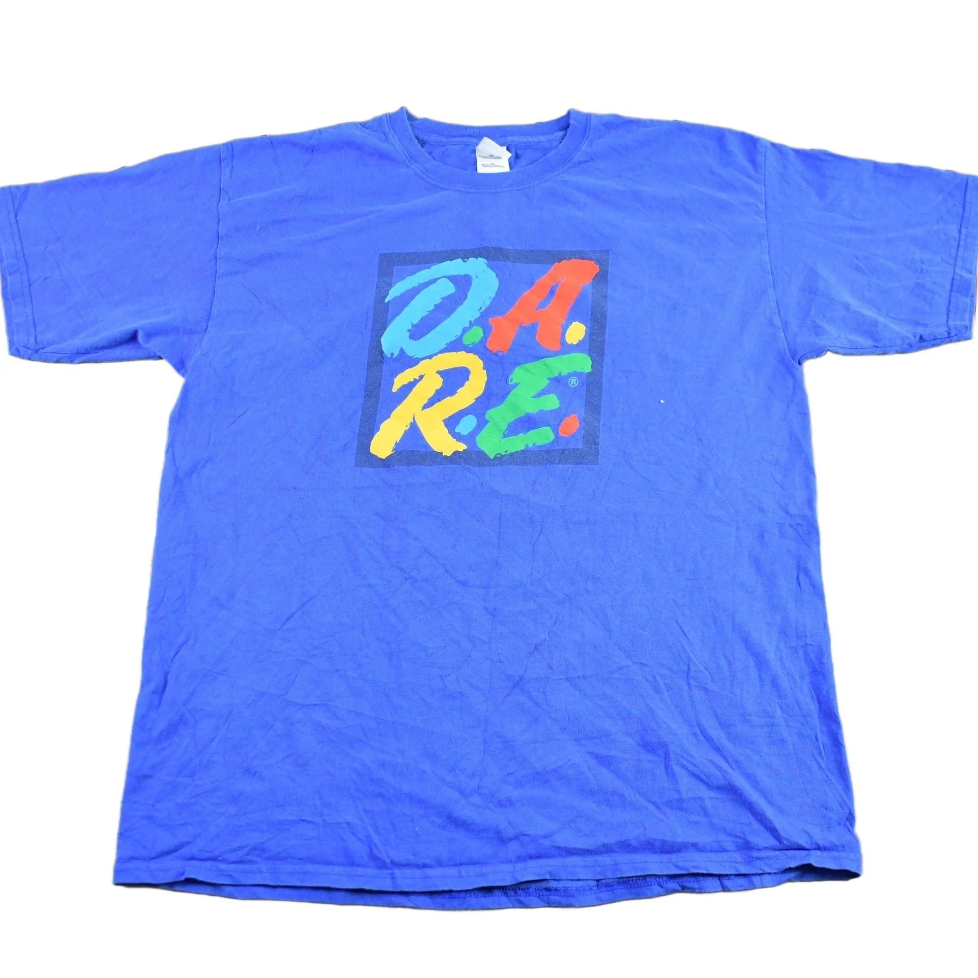 Vintage 2000s Dare to Resist Drugs And Violence Souvenir T-Shirt Men's XL