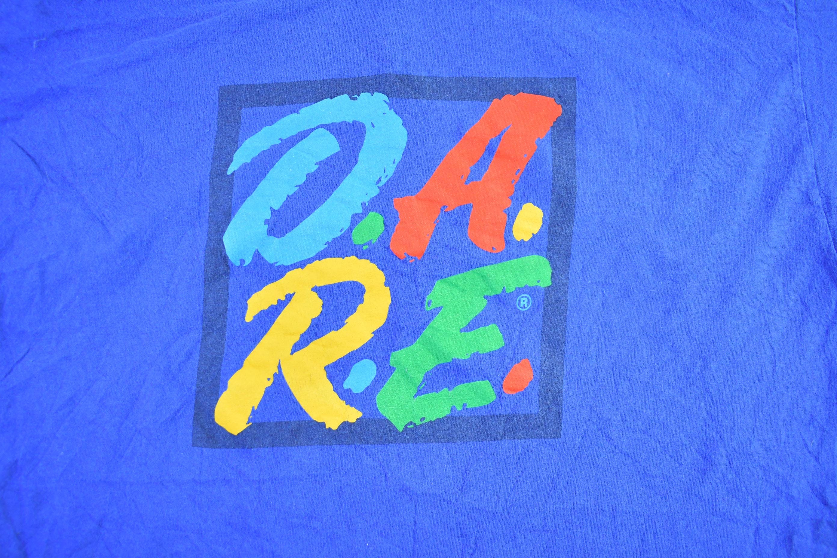 Vintage 2000s Dare to Resist Drugs And Violence Souvenir T-Shirt Men's XL - Image 3