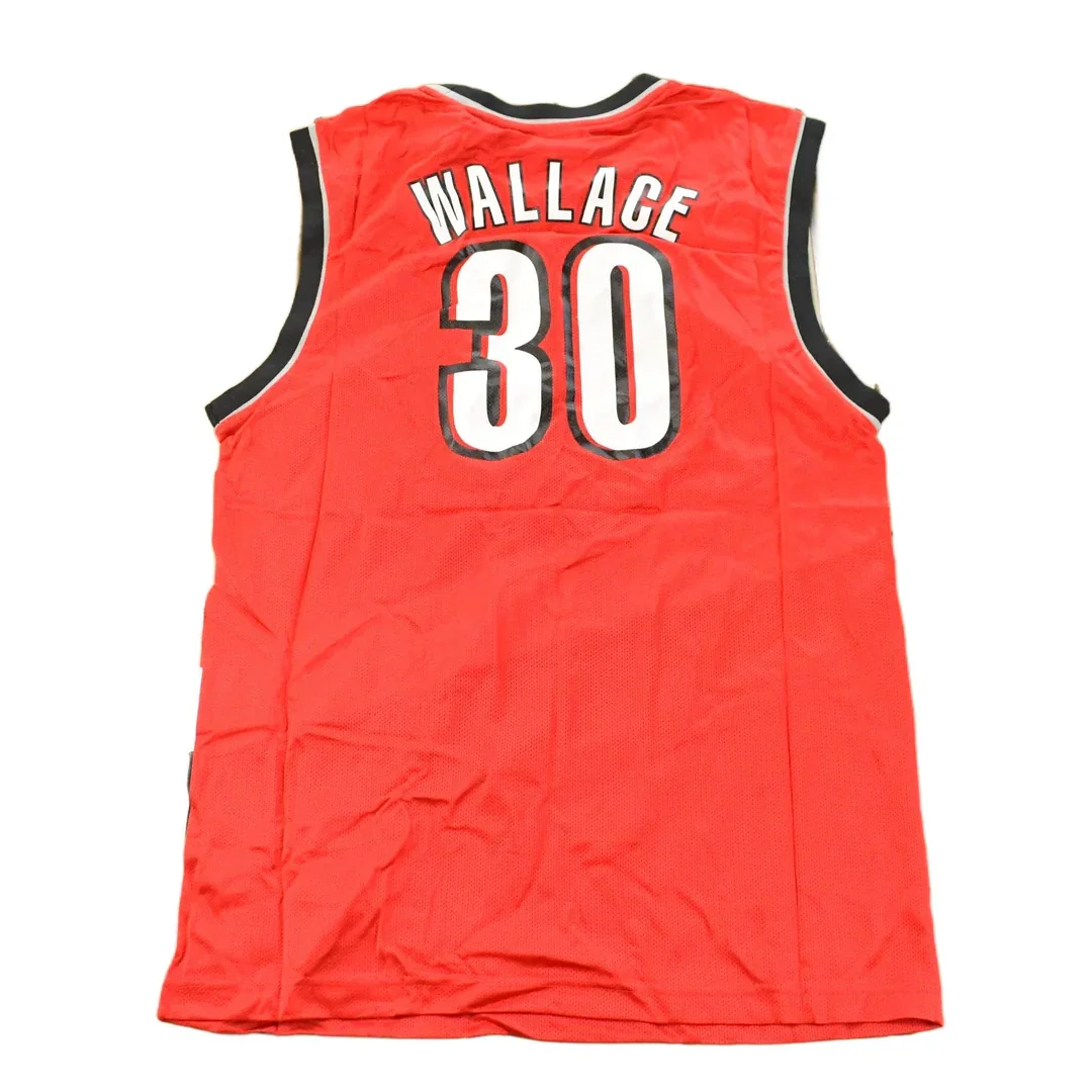 Vintage 2000s Deadstock Rasheed Wallace #30 Portland Trailblazers Reebok NBA Jersey Men's Medium - Image 2