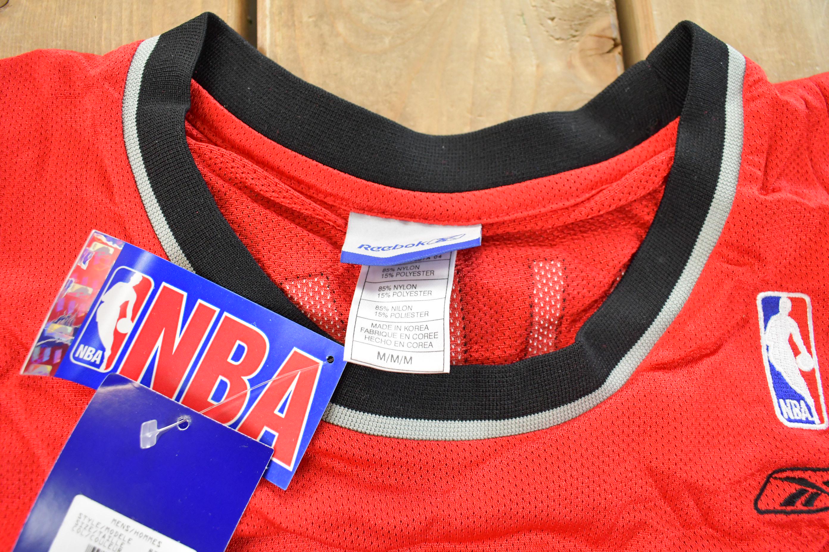 Vintage 2000s Deadstock Rasheed Wallace #30 Portland Trailblazers Reebok NBA Jersey Men's Medium - Image 4