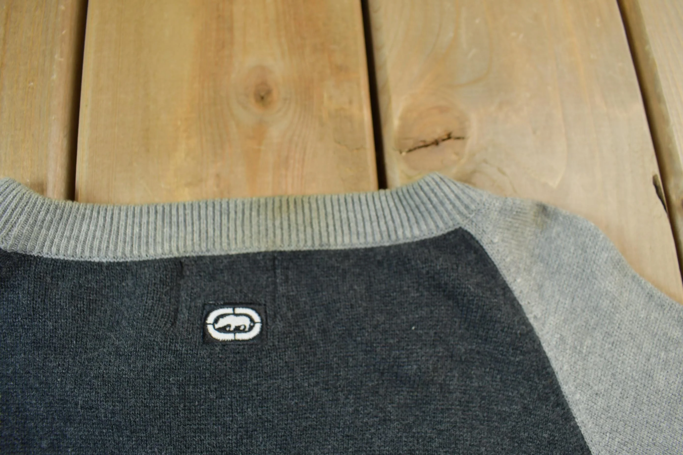 Vintage 2000s Ecko Unlimited Embroidered Long Sleeve T-Shirt Men's XL - Image 5