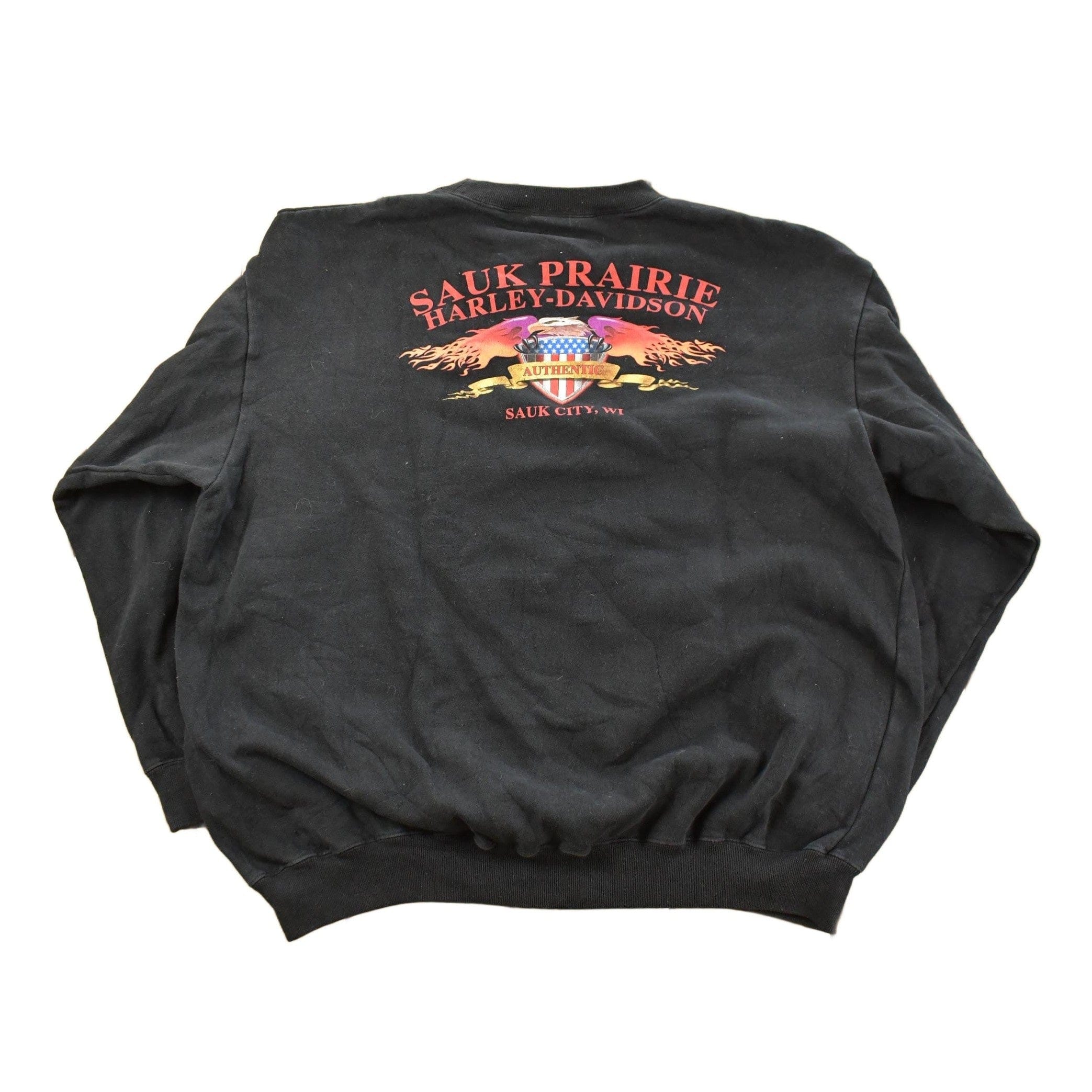 Vintage 2000s Harley Davidson Crewneck Sweatshirt Men's 2XL - Image 2