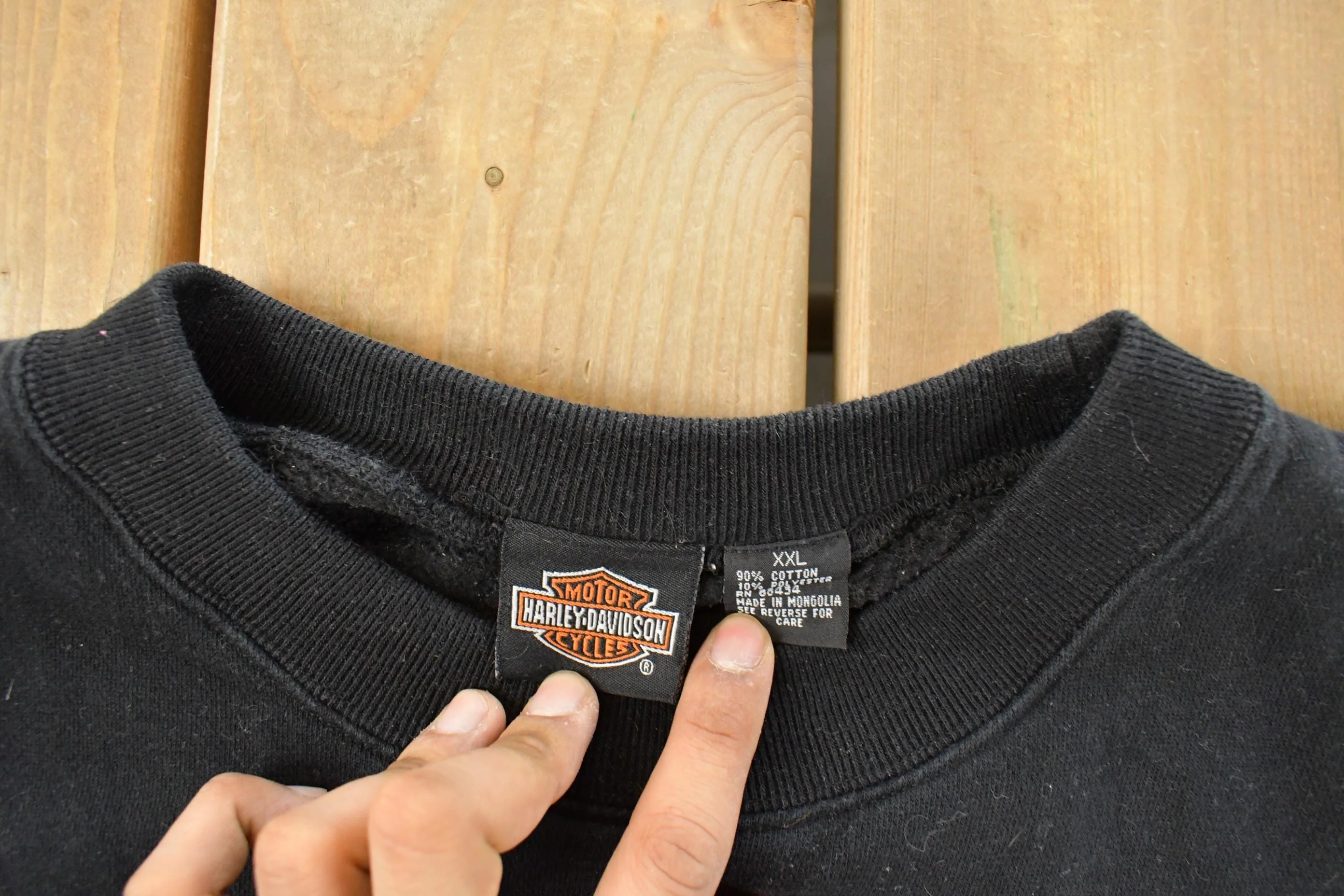 Vintage 2000s Harley Davidson Crewneck Sweatshirt Men's 2XL - Image 6