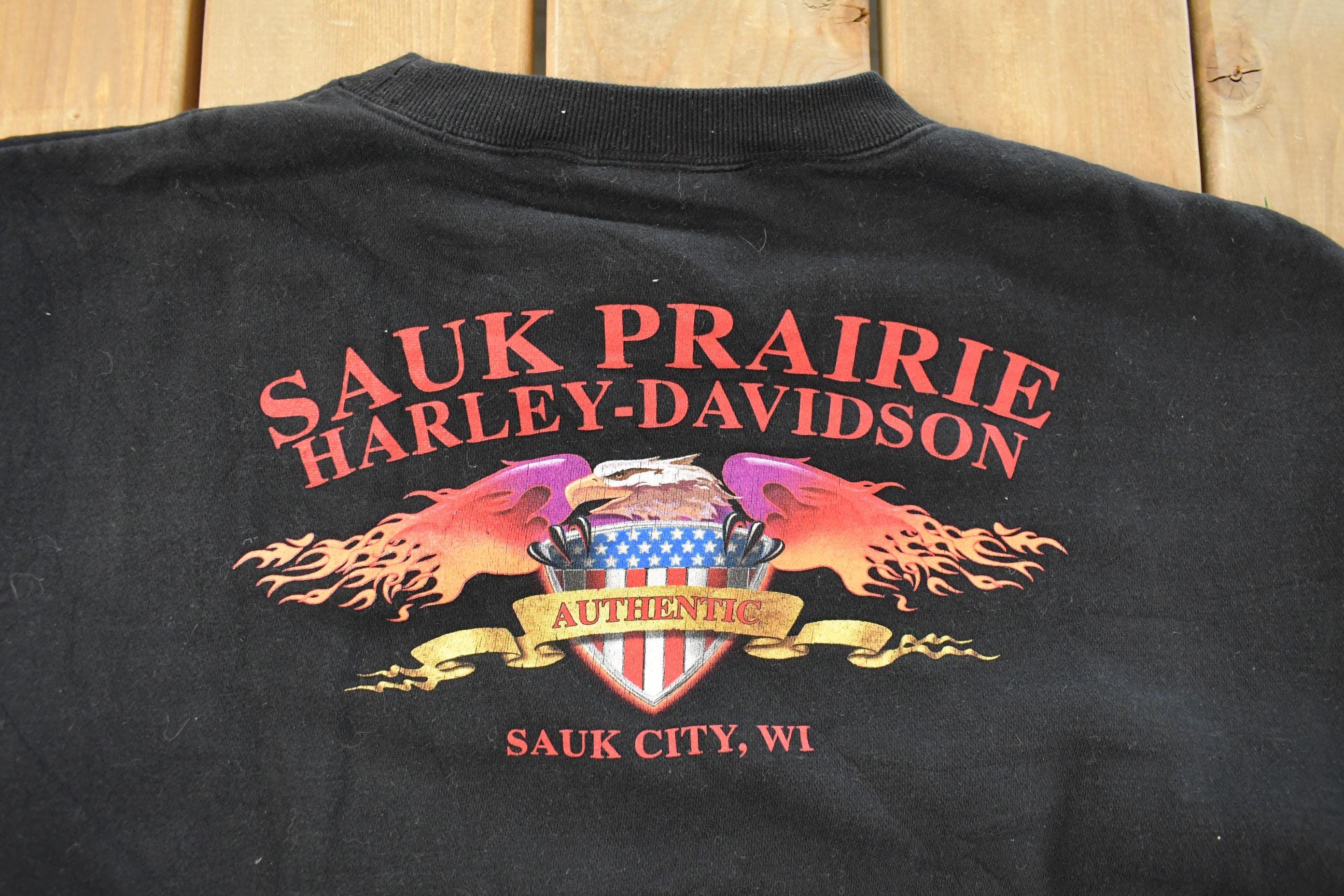 Vintage 2000s Harley Davidson Crewneck Sweatshirt Men's 2XL - Image 7