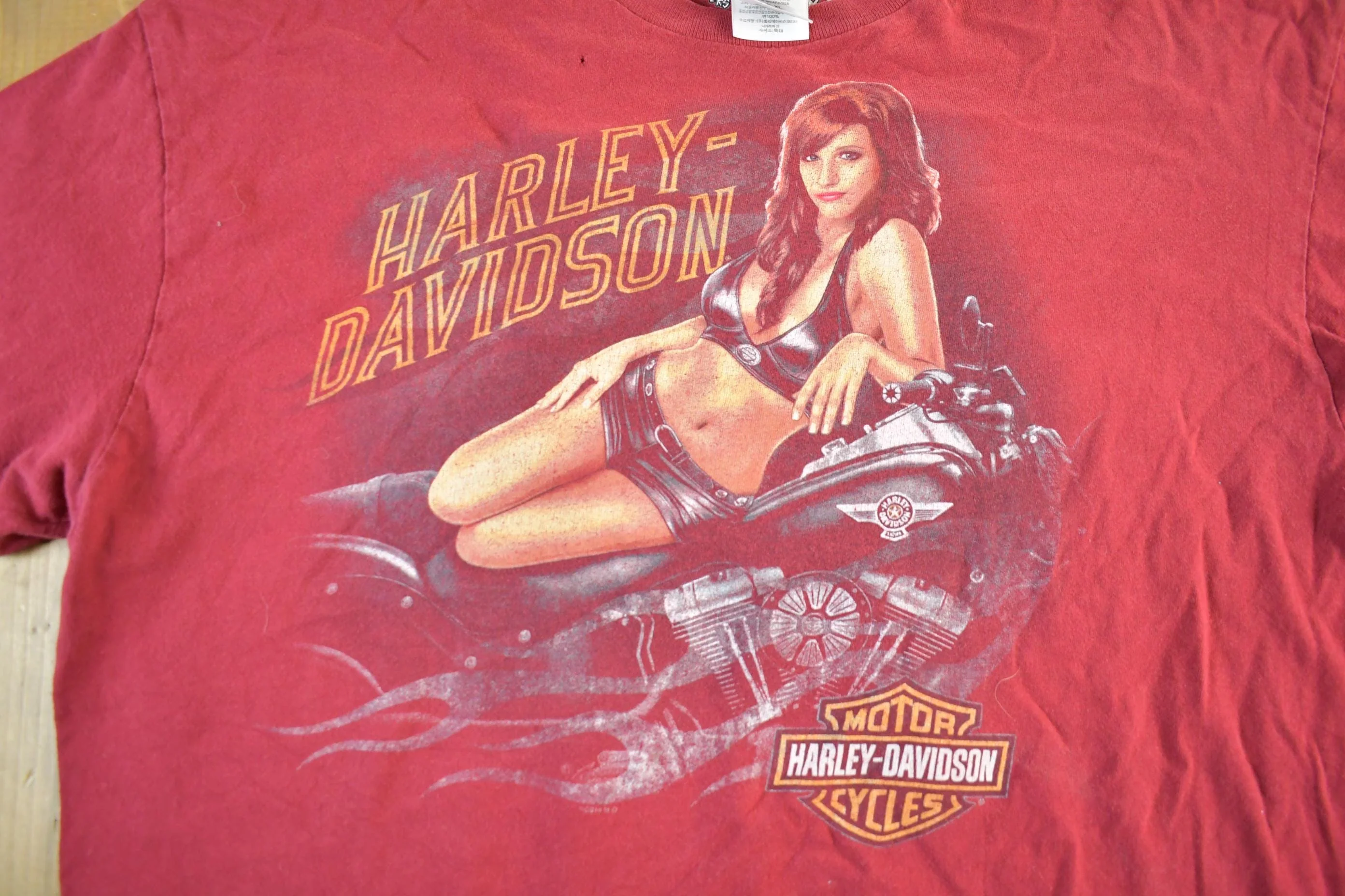 Vintage 2000s Harley Davidson Motorcycles T-Shirt Men's XL - Image 3