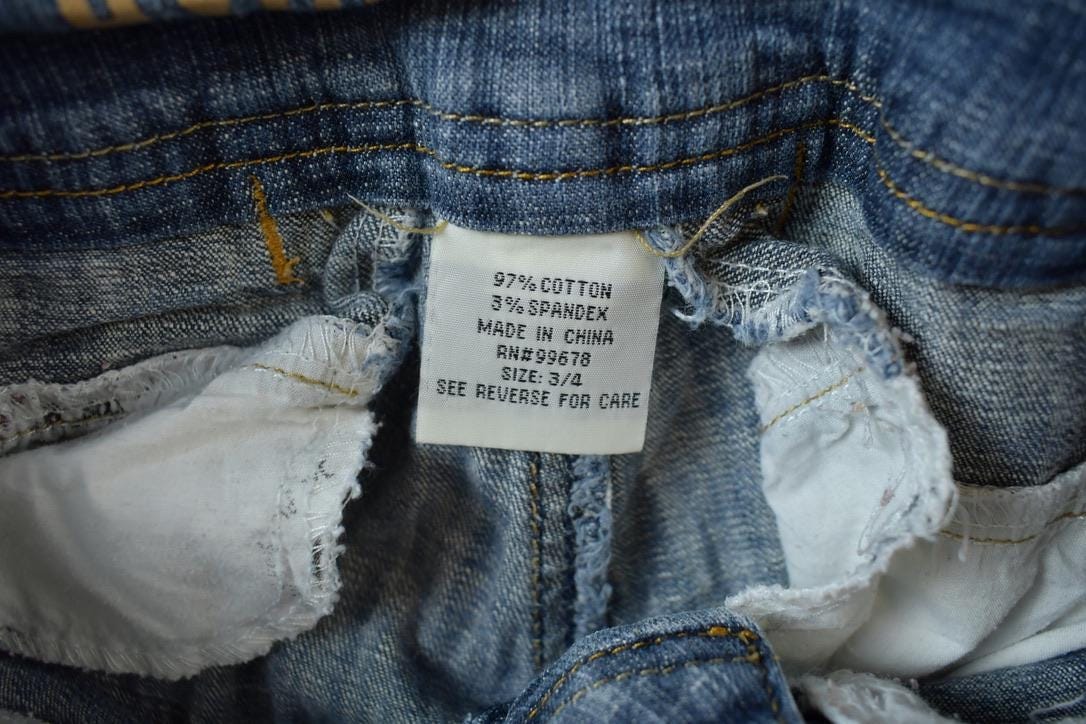 Vintage 2000s Hydraulic Low Waisted Boot Cut Denim Jeans Women's 26 x 30 - Image 7
