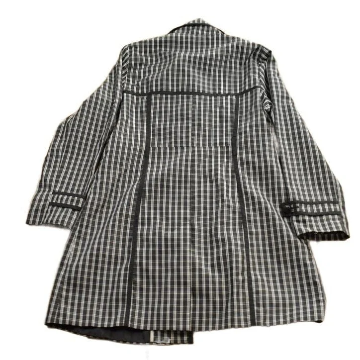 Vintage 2000s Jessica Plaid Overcoat Women's L - Image 2