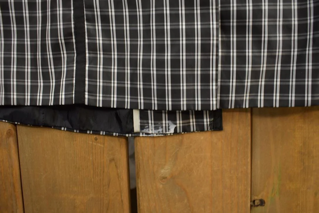 Vintage 2000s Jessica Plaid Overcoat Women's L - Image 7