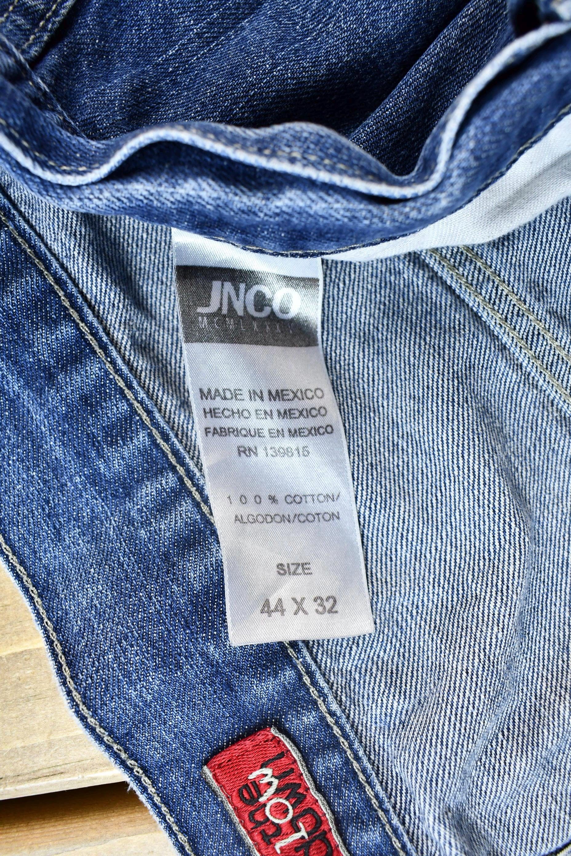 Vintage 2000s JNCO Jeans The Low Down Embroidered Jeans Men's 44 x 30 - Image 6