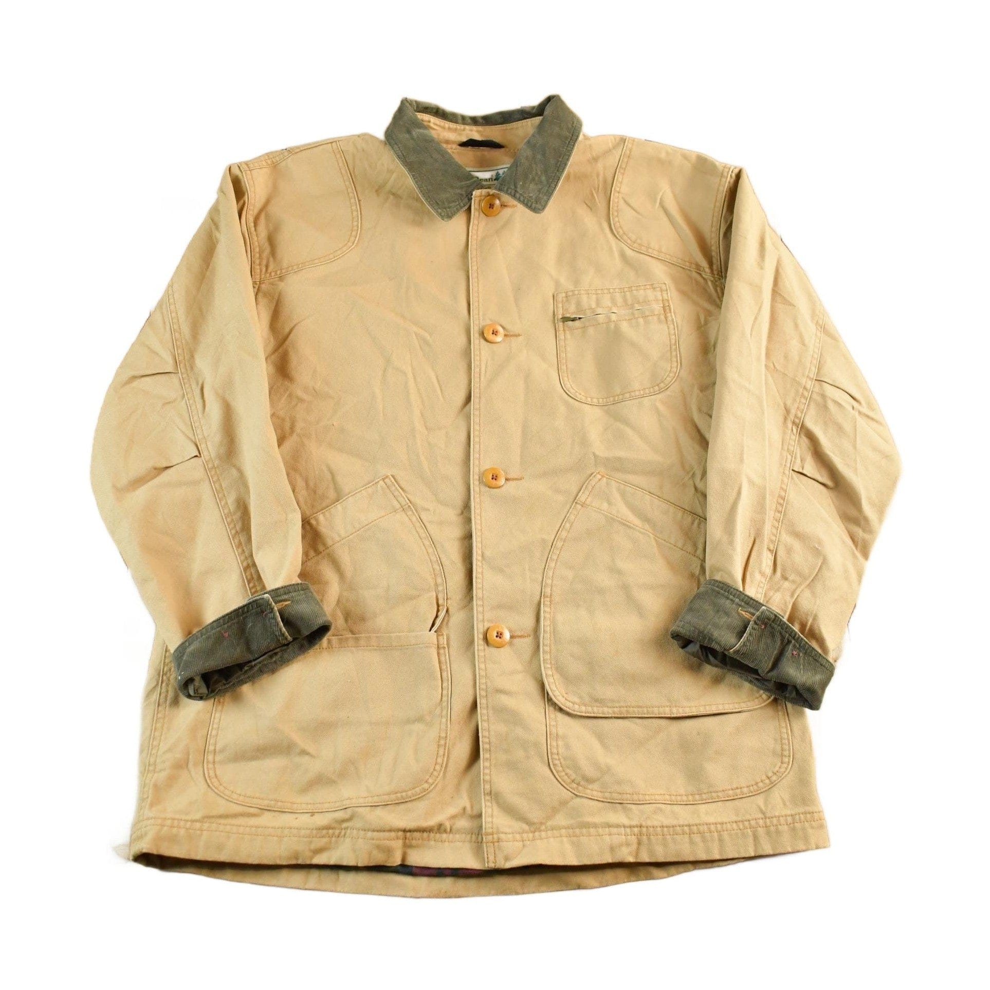 Vintage 2000s L.L. Bean Flannel Lined Barn Chore Coat Men's Large