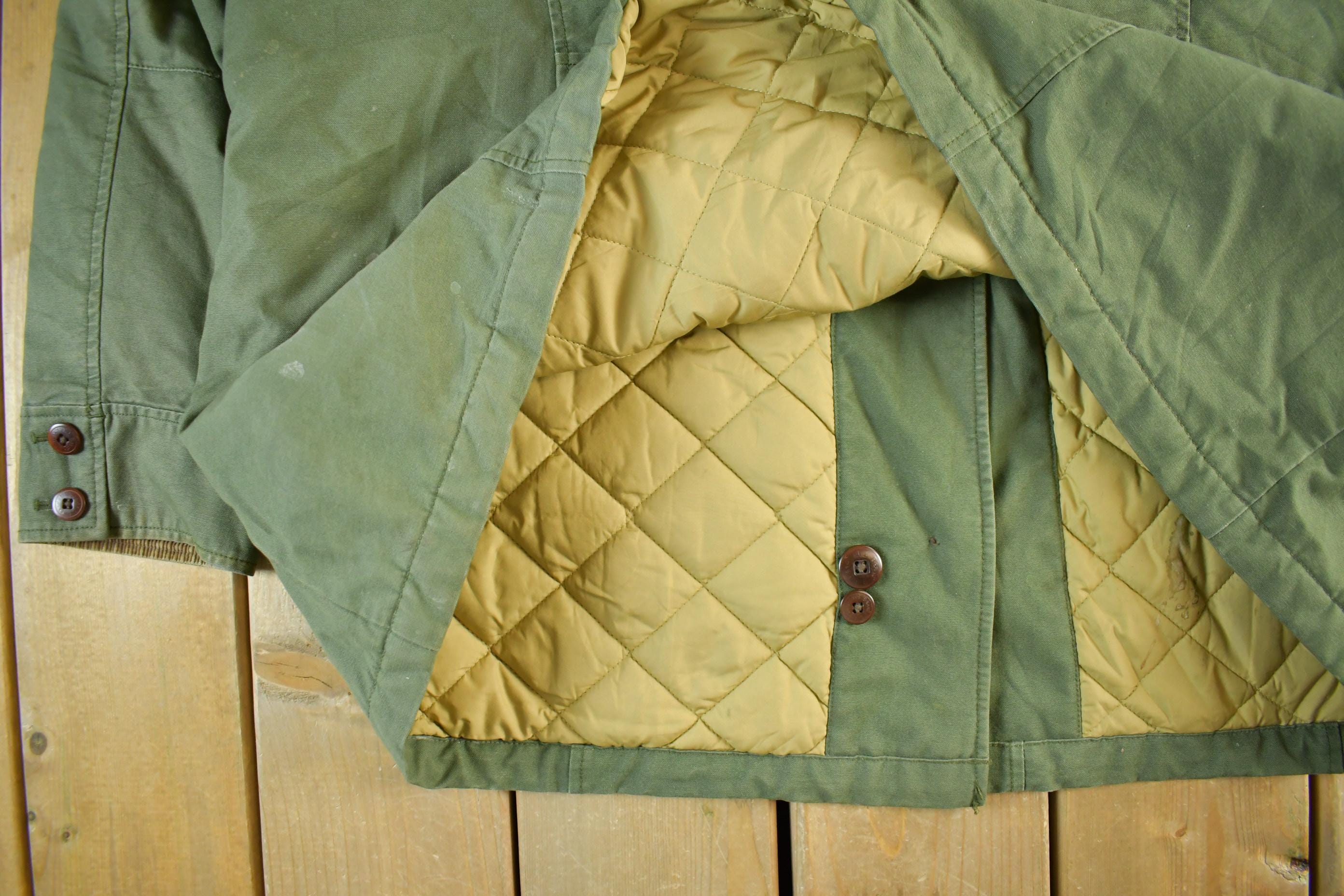 Vintage 2000s L.L Bean Quilt Lined Barn Chore Coat Women's 2XL - Image 7