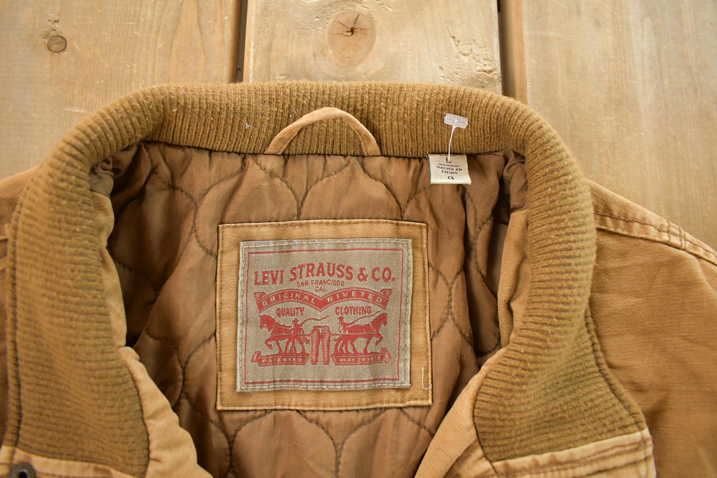 Vintage 2000s Levi's Workwear Jacket Men's Large - Image 7