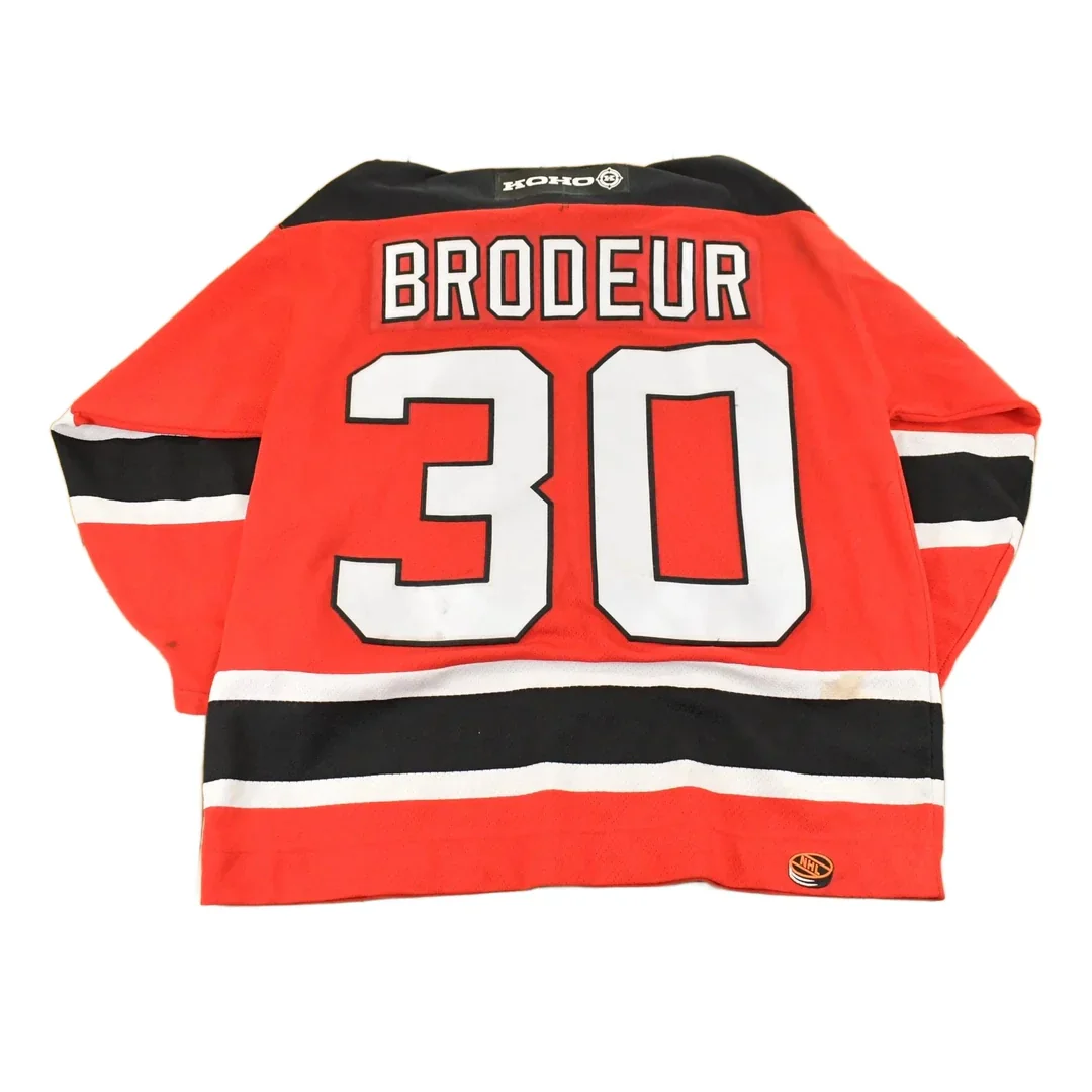 Vintage 2000s Martin Brodeur New Jersey Devils Koho Hockey Jersey Men's Large - Image 2