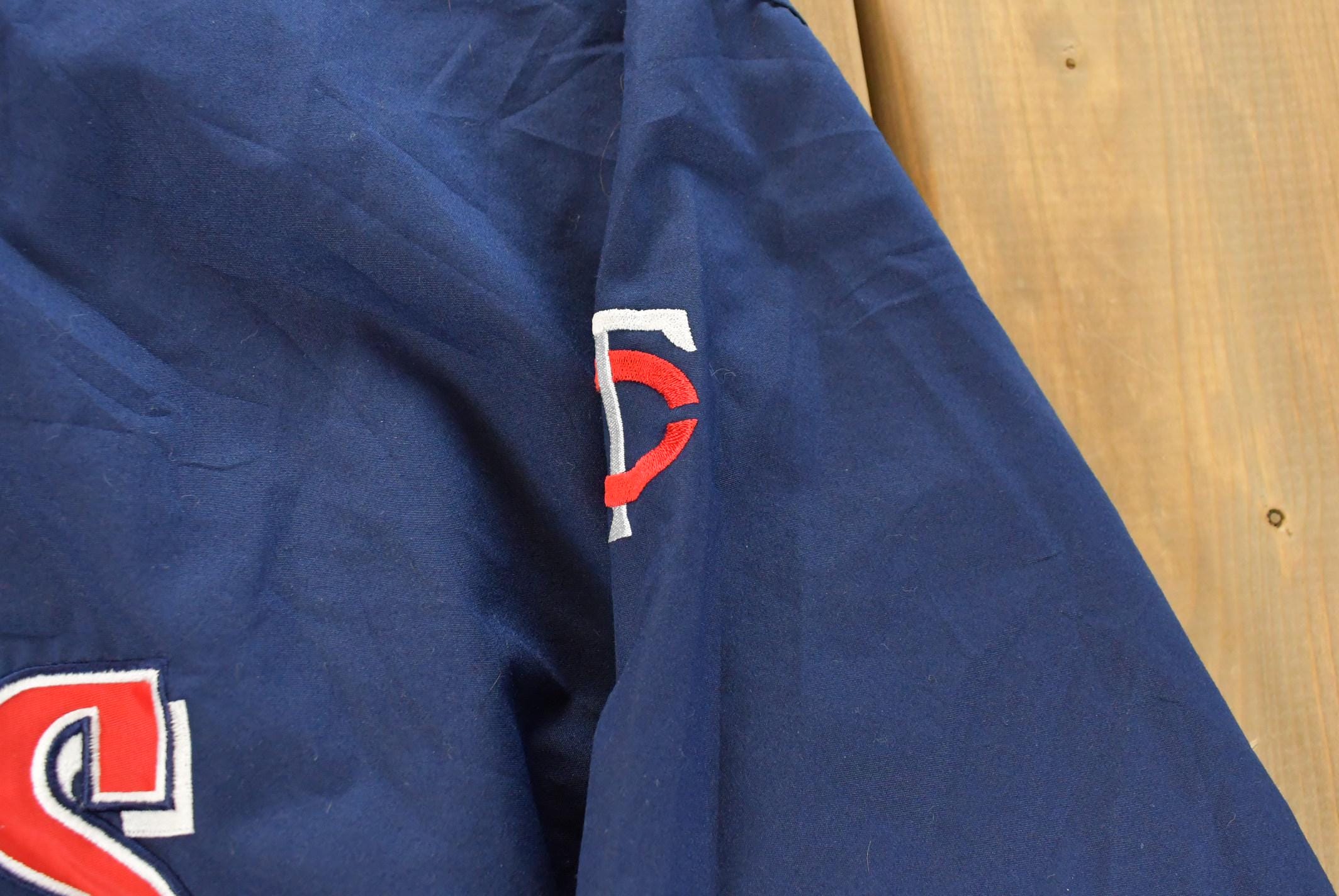 Vintage 2000s Minnesota Twins Nike MLB Pullover Windbreaker Jacket Men's Small - Image 5