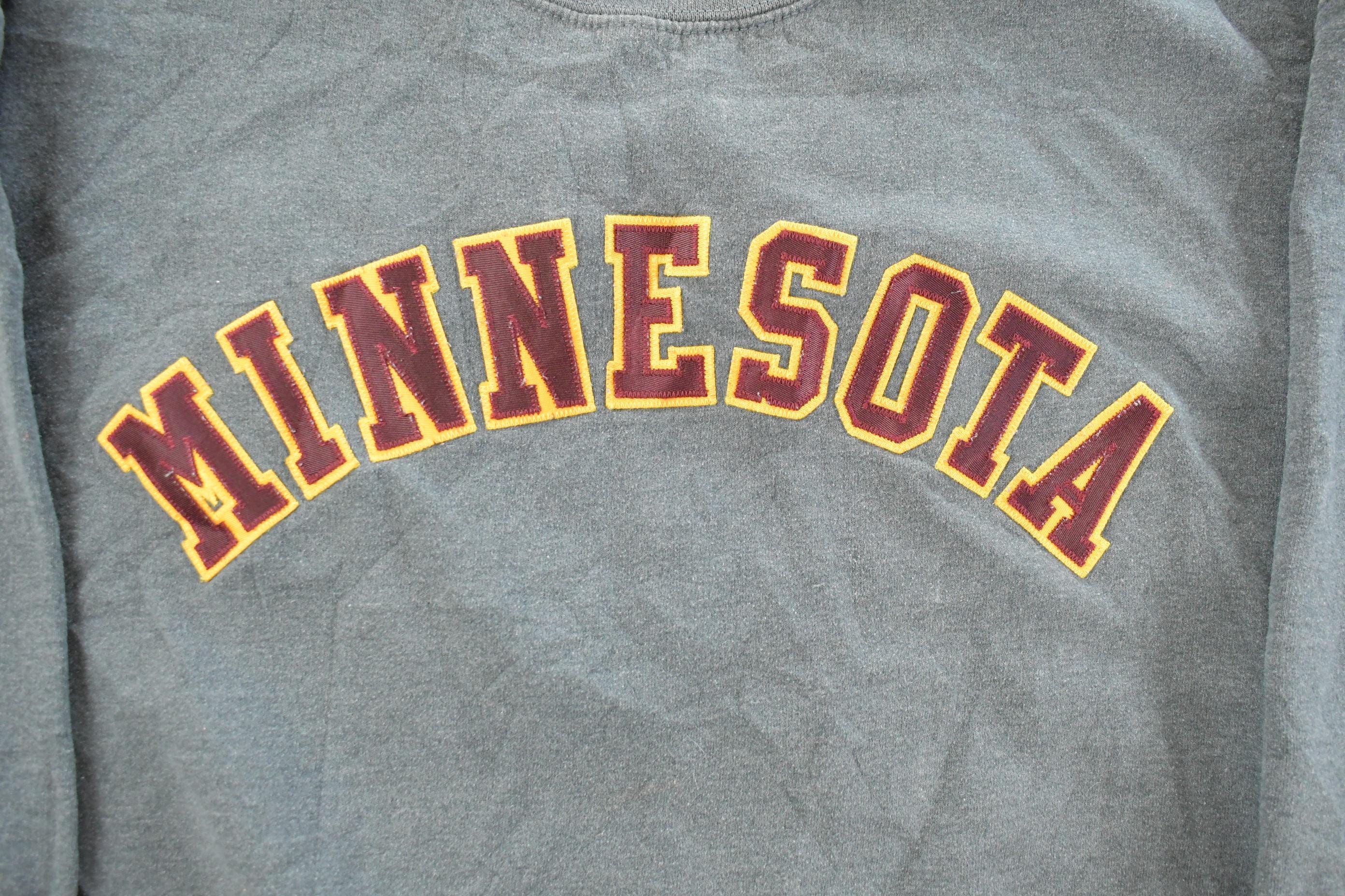 Vintage 2000s Minnesota University Collegiate Crewneck Sweatshirt Men's Medium - Image 3