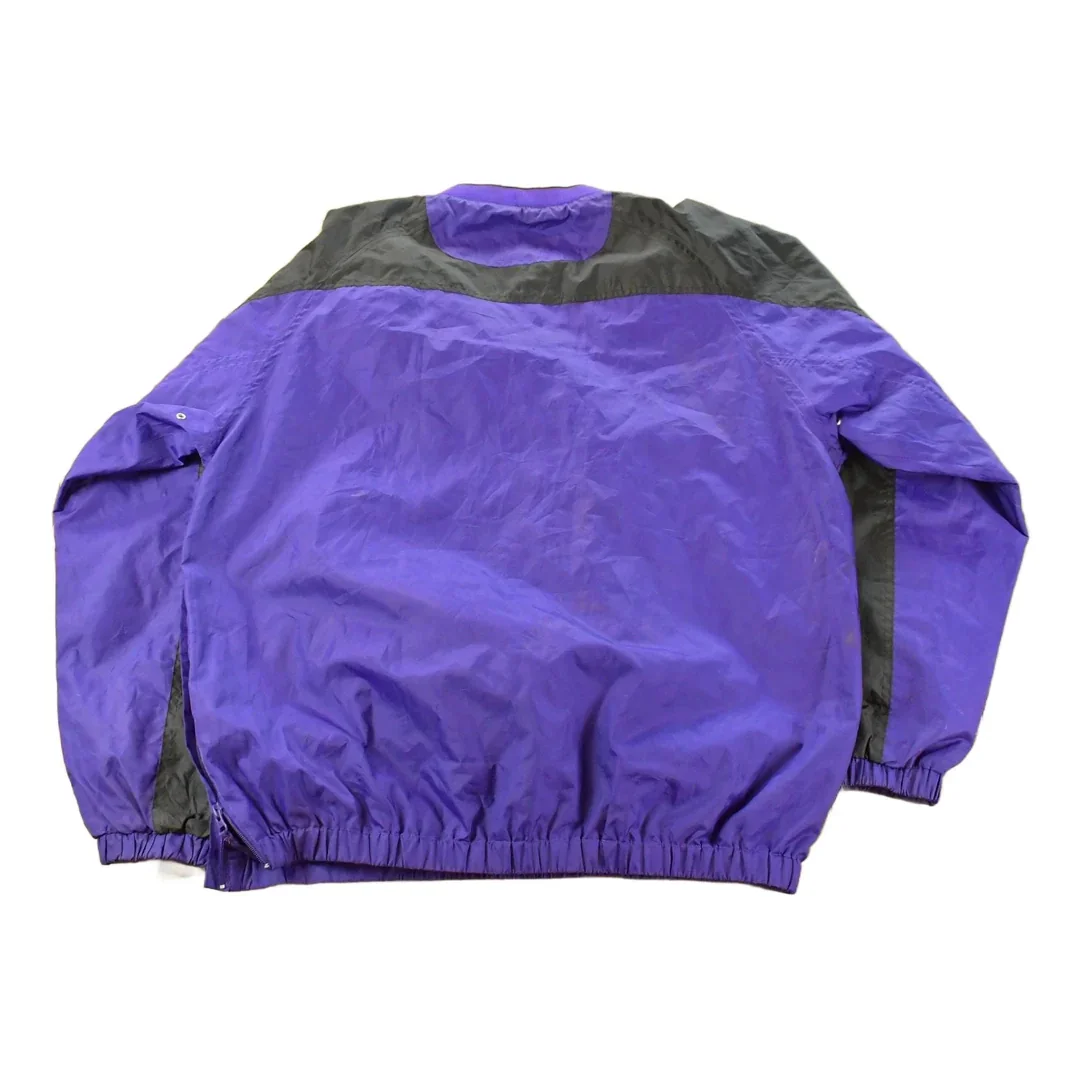 Vintage 2000s Minnesota Vikings NFL Pullover Windbreaker Jacket Men's Medium - Image 2