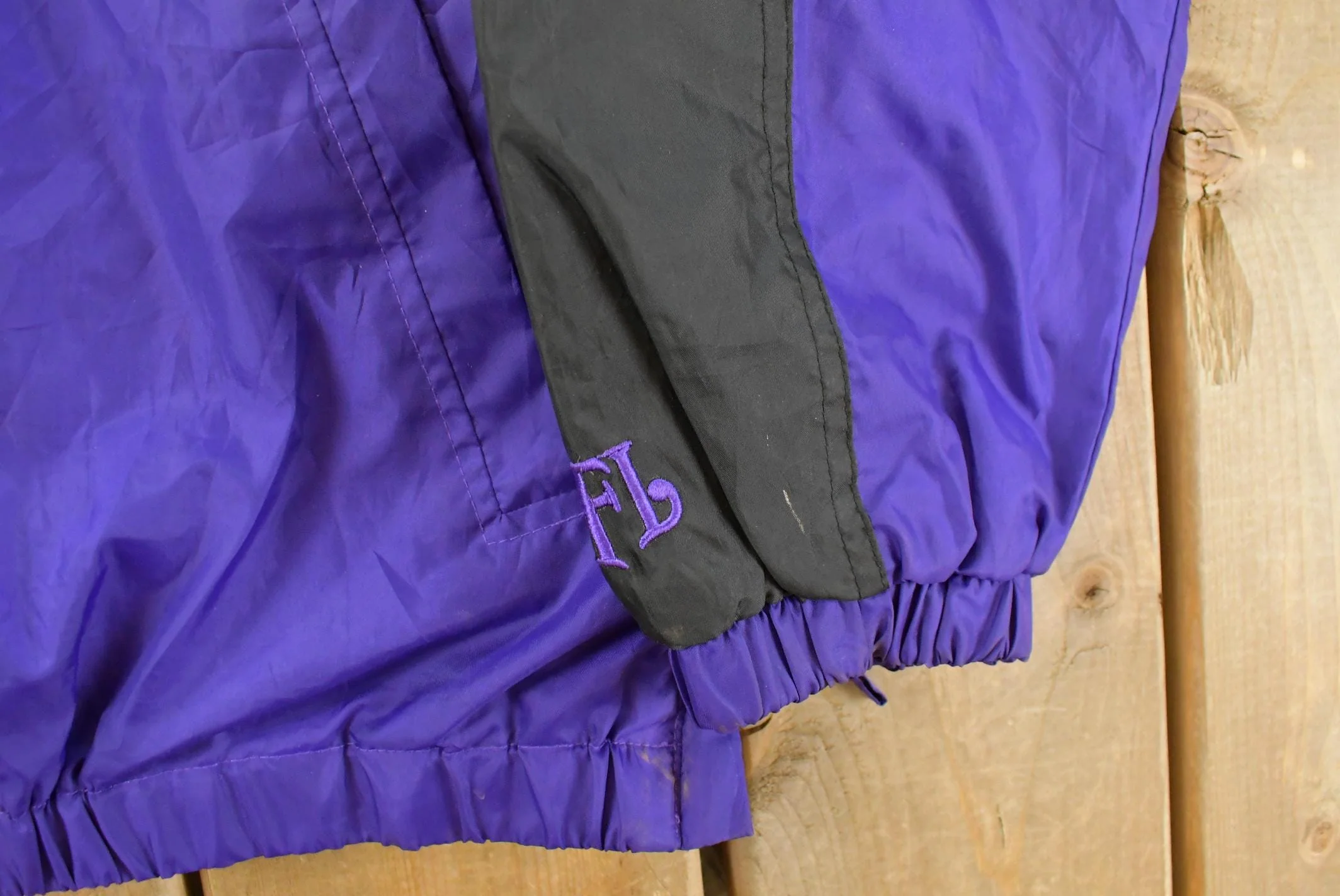 Vintage 2000s Minnesota Vikings NFL Pullover Windbreaker Jacket Men's Medium - Image 4