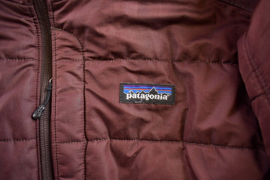 Vintage 2000's Patagonia Maroon Windbreaker Jacket Women's M - Image 3