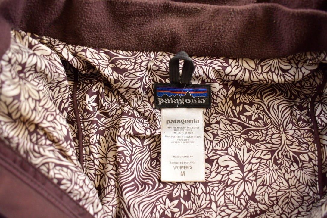 Vintage 2000's Patagonia Maroon Windbreaker Jacket Women's M - Image 4