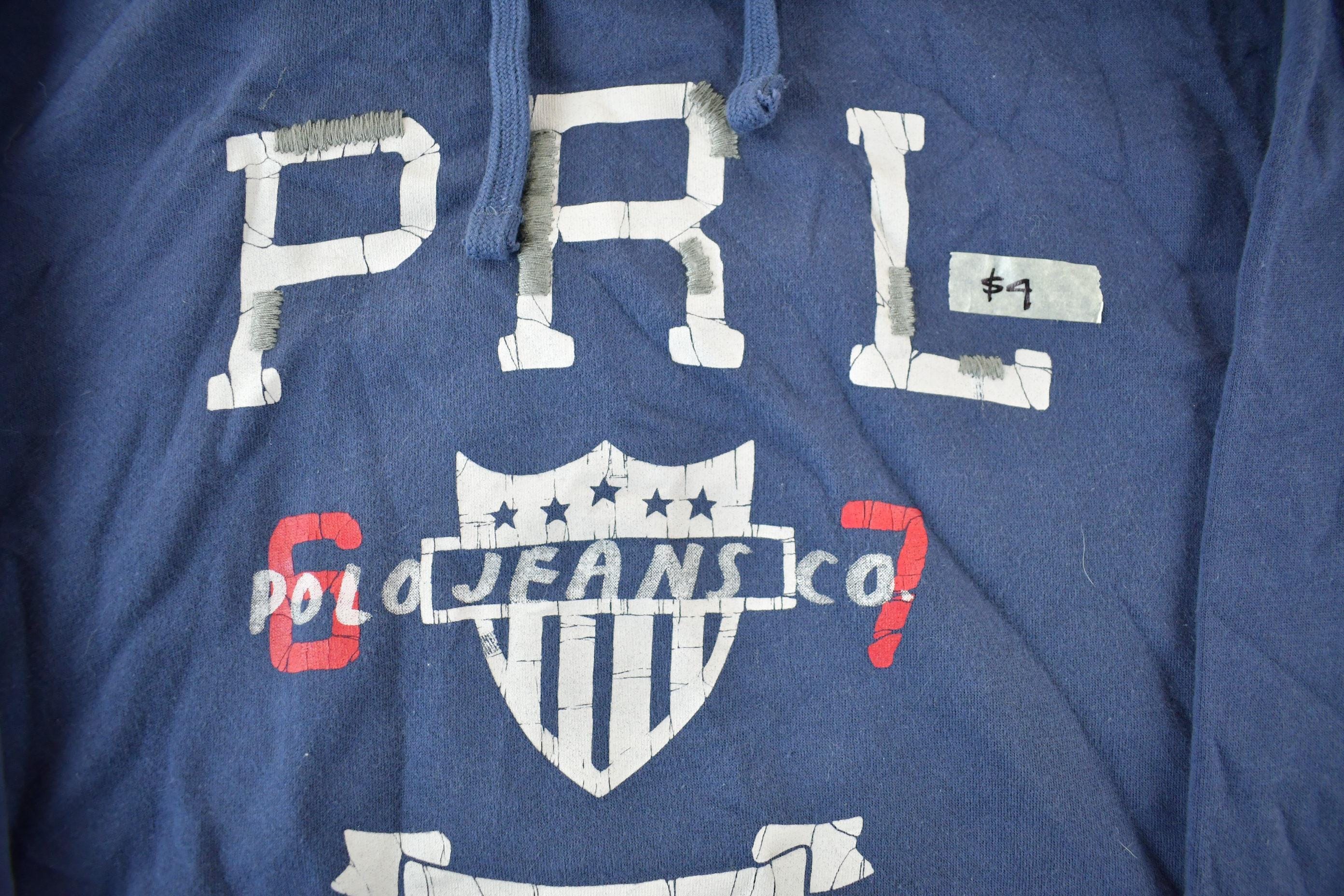 Vintage 2000s Polo Jeans Company Graphic Hoodie - Image 3