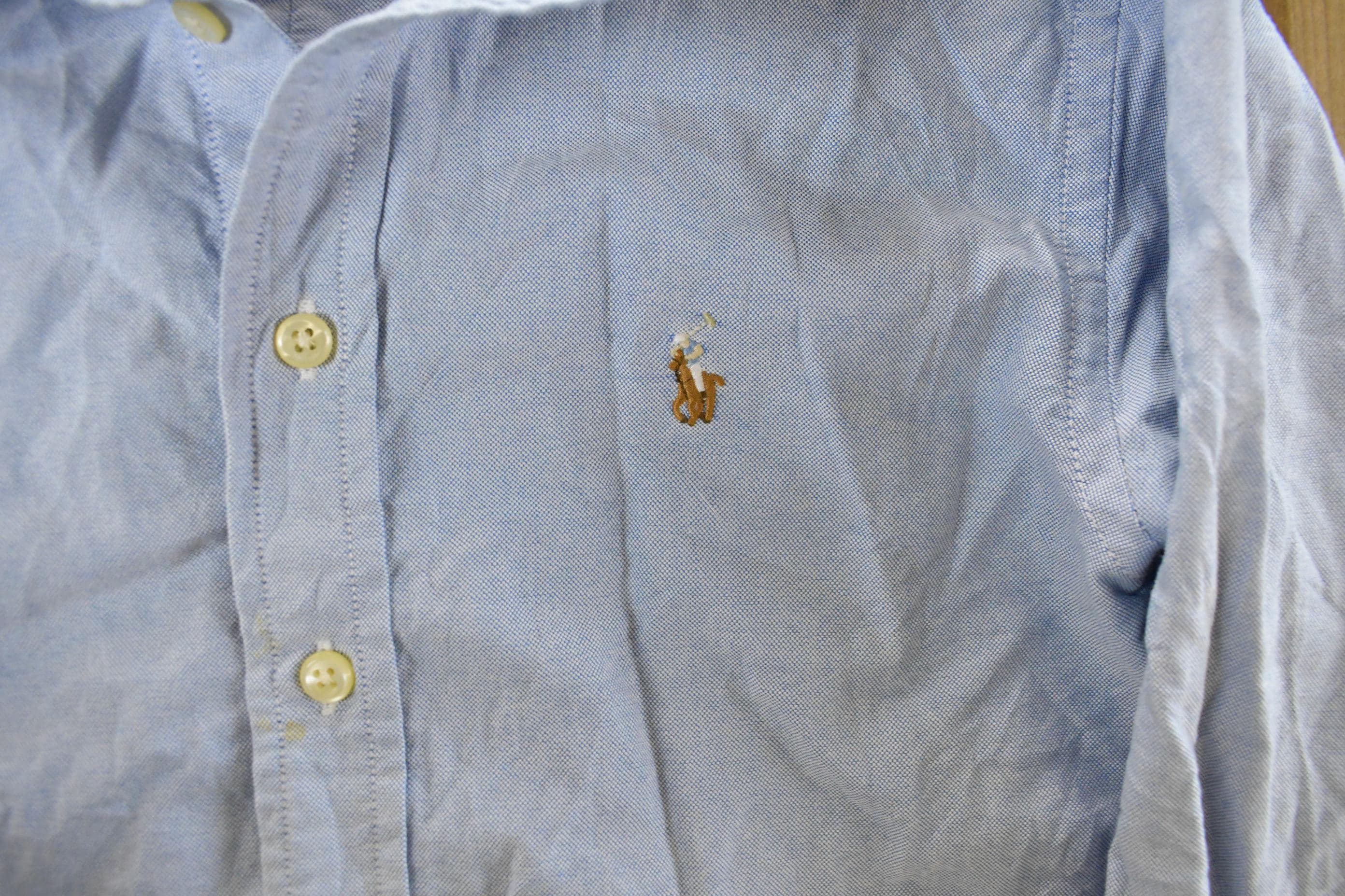 Vintage 2000s Polo Ralph Lauren Embroidered Button Up Shirt Youth M - Image 4