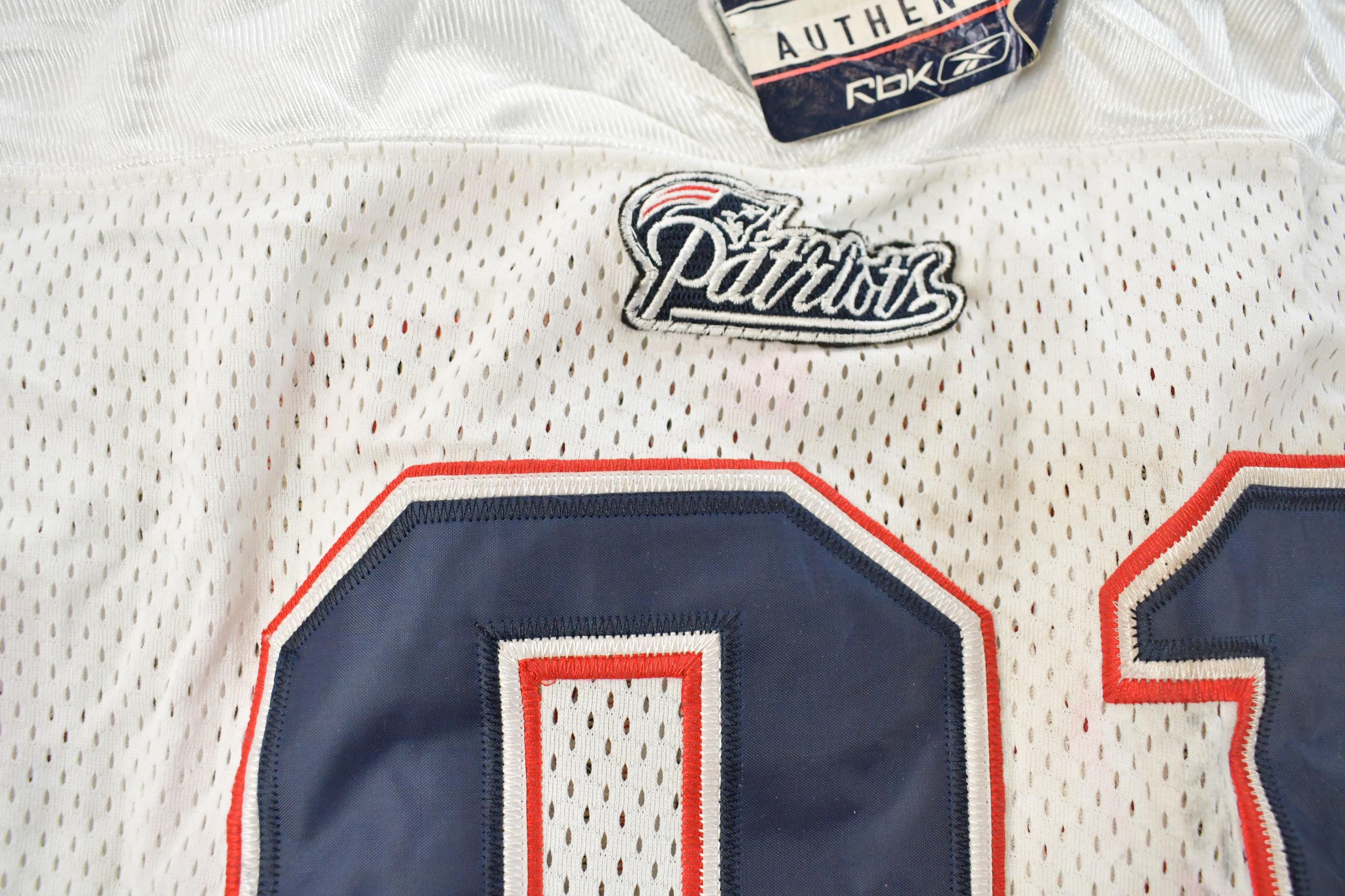 Vintage 2000s Randy Moss New England Patriots Reebok NFL On Field Stitched Jersey Men's XL - Image 4