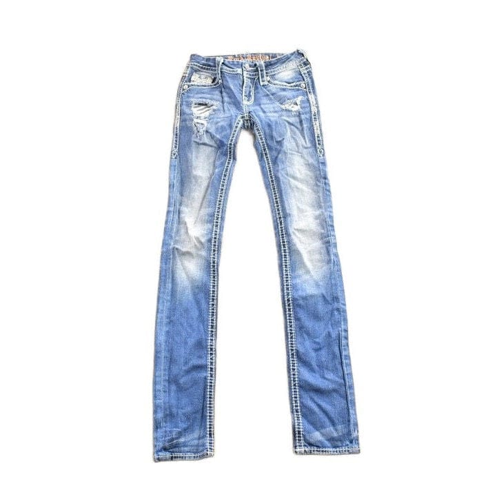 Vintage 2000s Rock Revival Skinny Jeans Women's 24 x 32