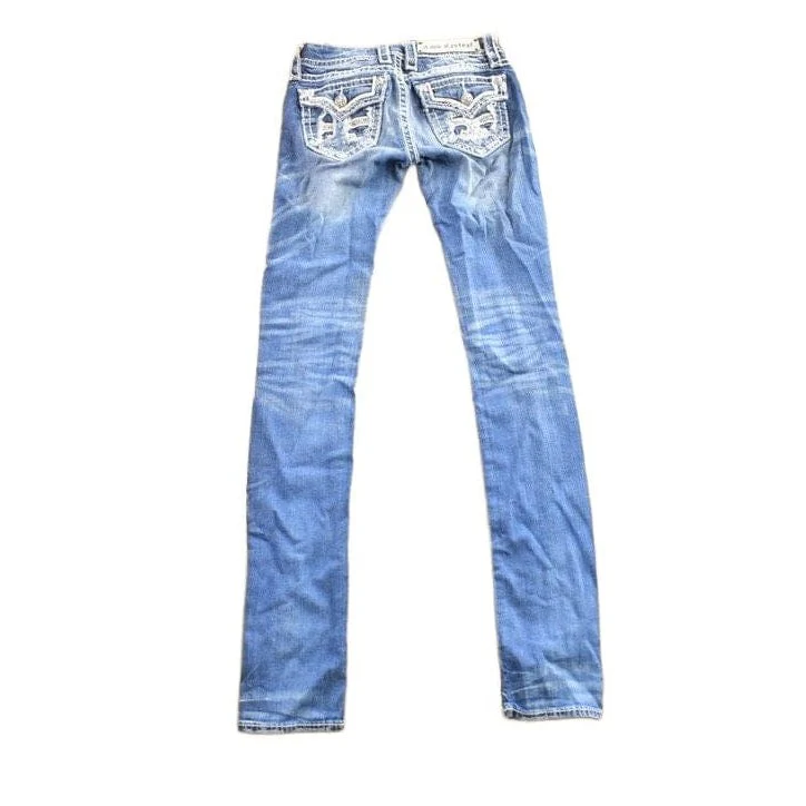Vintage 2000s Rock Revival Skinny Jeans Women's 24 x 32 - Image 2