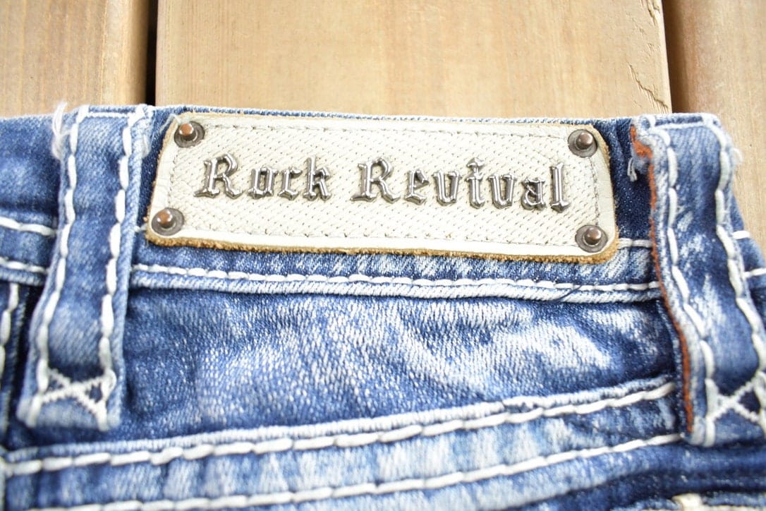 Vintage 2000s Rock Revival Skinny Jeans Women's 24 x 32 - Image 7