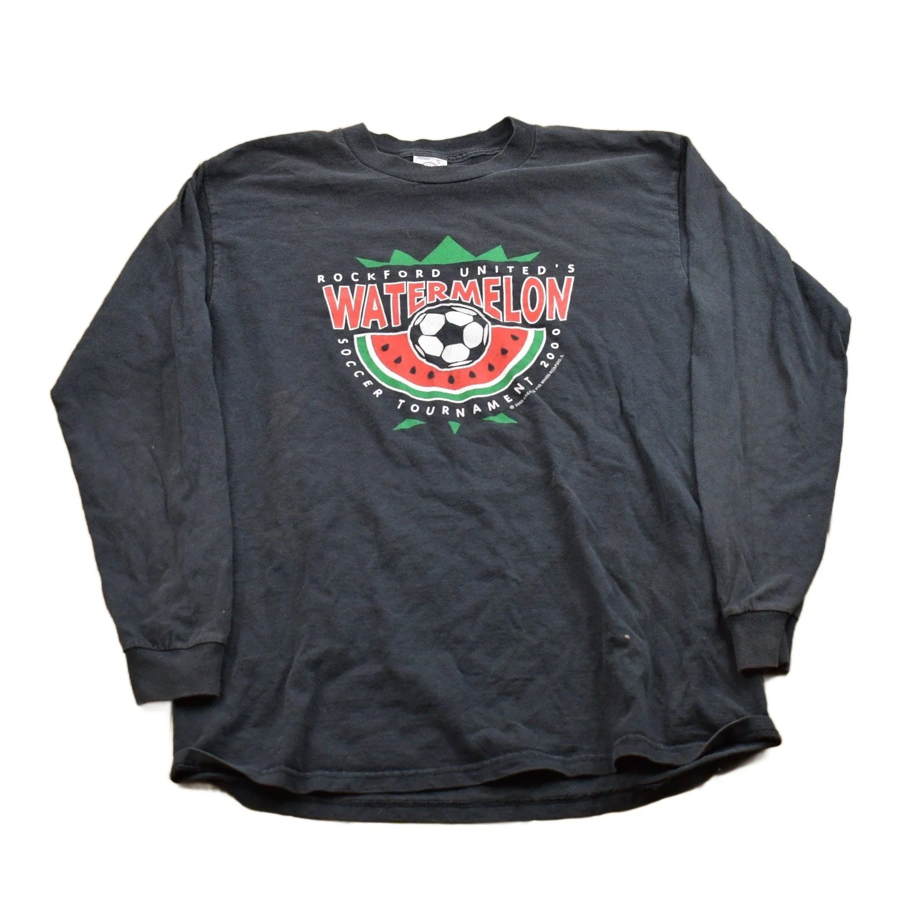 Vintage 2000s Rockford United's Soccer Tournament T-Shirt Men's Medium