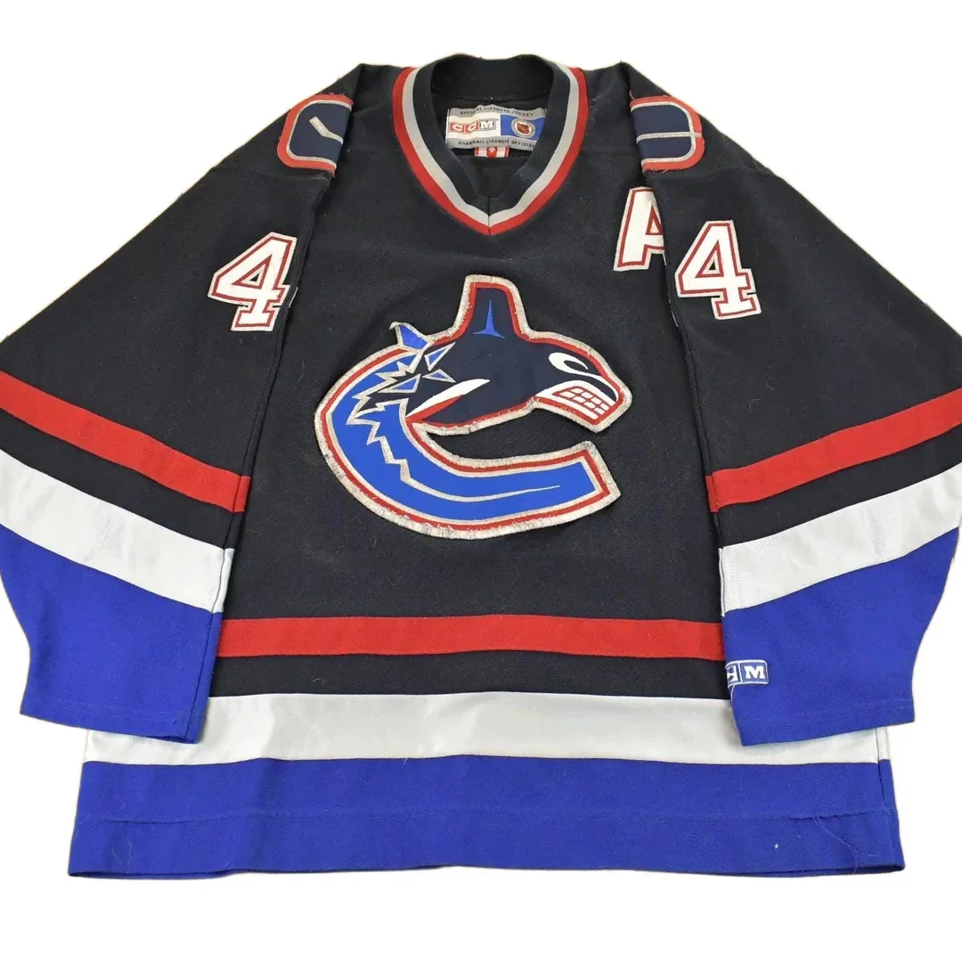 Vintage 2000s Todd Bertuzzi Vancouver Canucks NHL CCM Hockey Jersey Men's XL