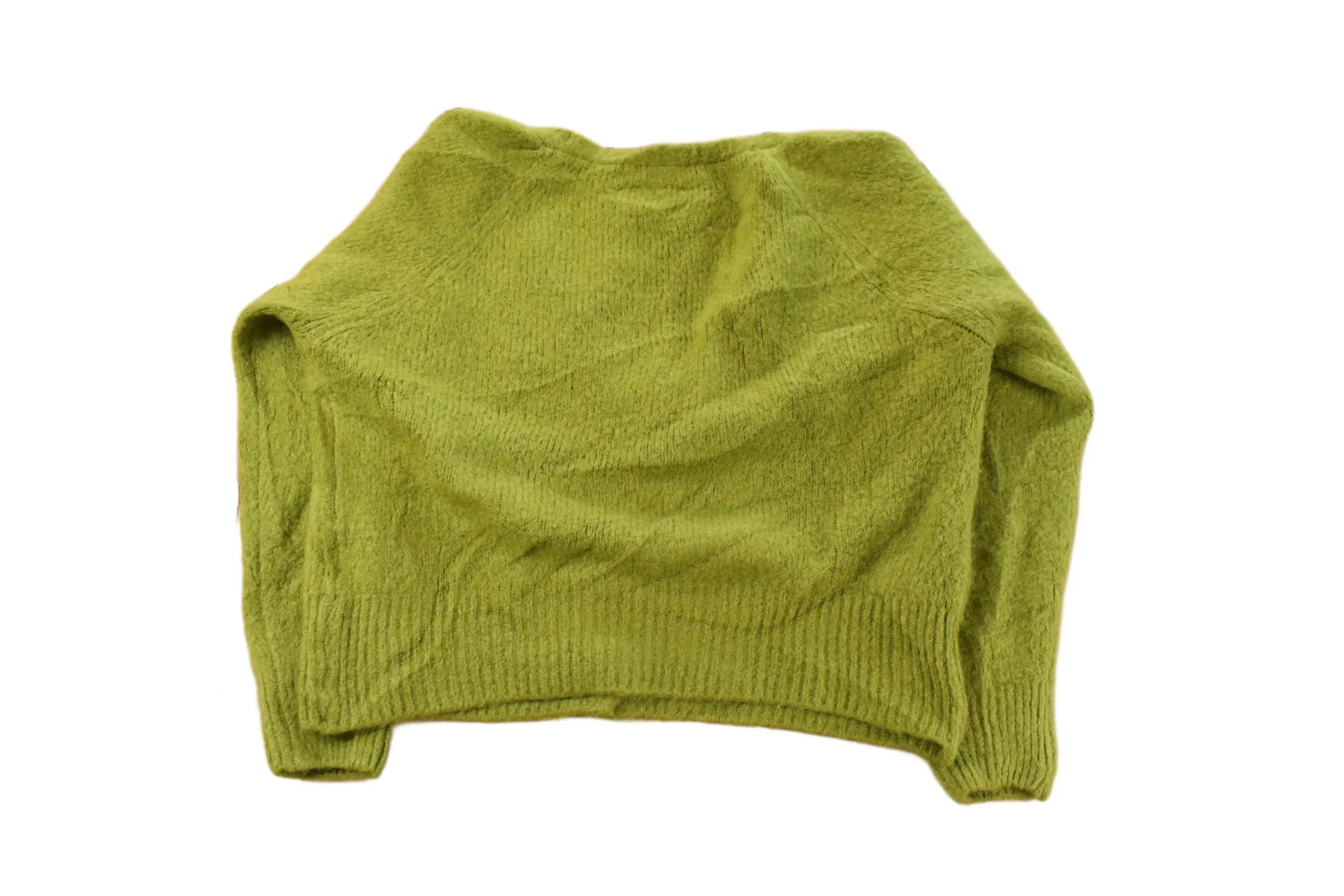 Vintage 2000s Valentina Naldi Mohair Knit Cardigan Sweater Women's Medium - Image 2