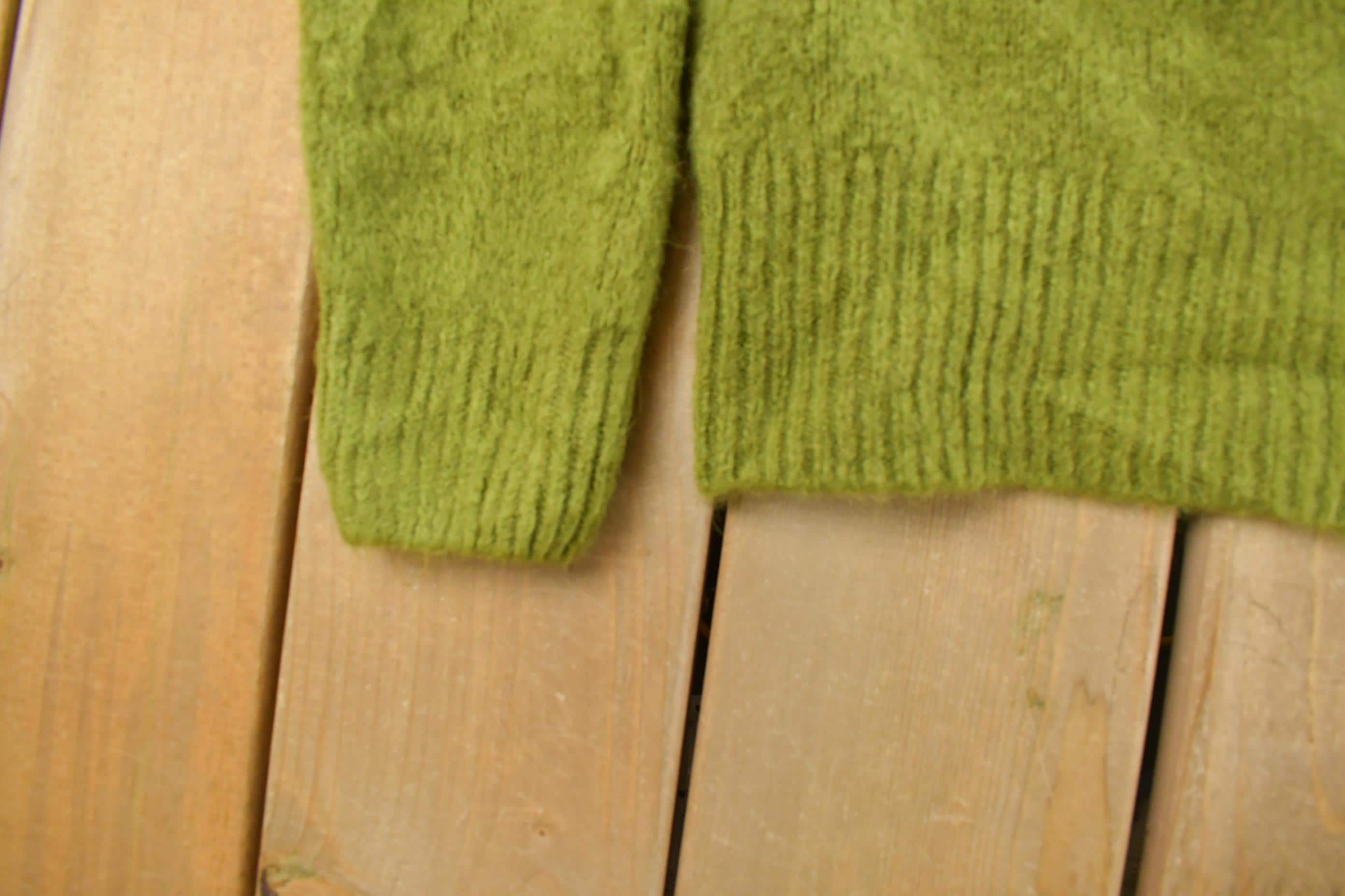 Vintage 2000s Valentina Naldi Mohair Knit Cardigan Sweater Women's Medium - Image 3