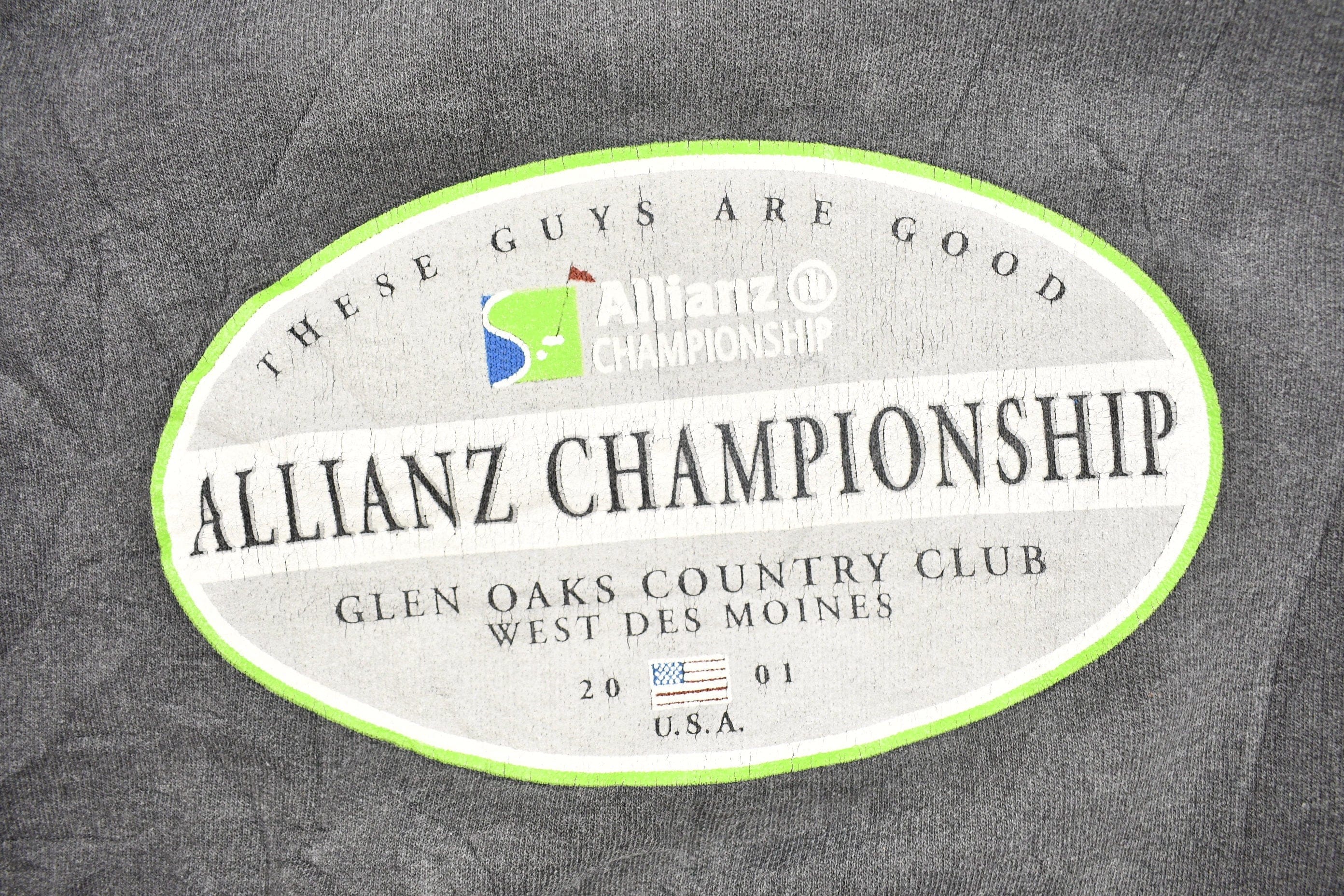Vintage 2001 Allianz Championship Crewneck Sweatshirt Men's Large - Image 3