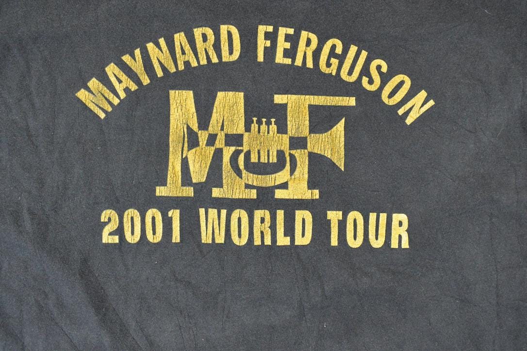 Vintage 2001 Maynard Ferguson World Tour Souvenir Band T-Shirt Men's L - Image 4