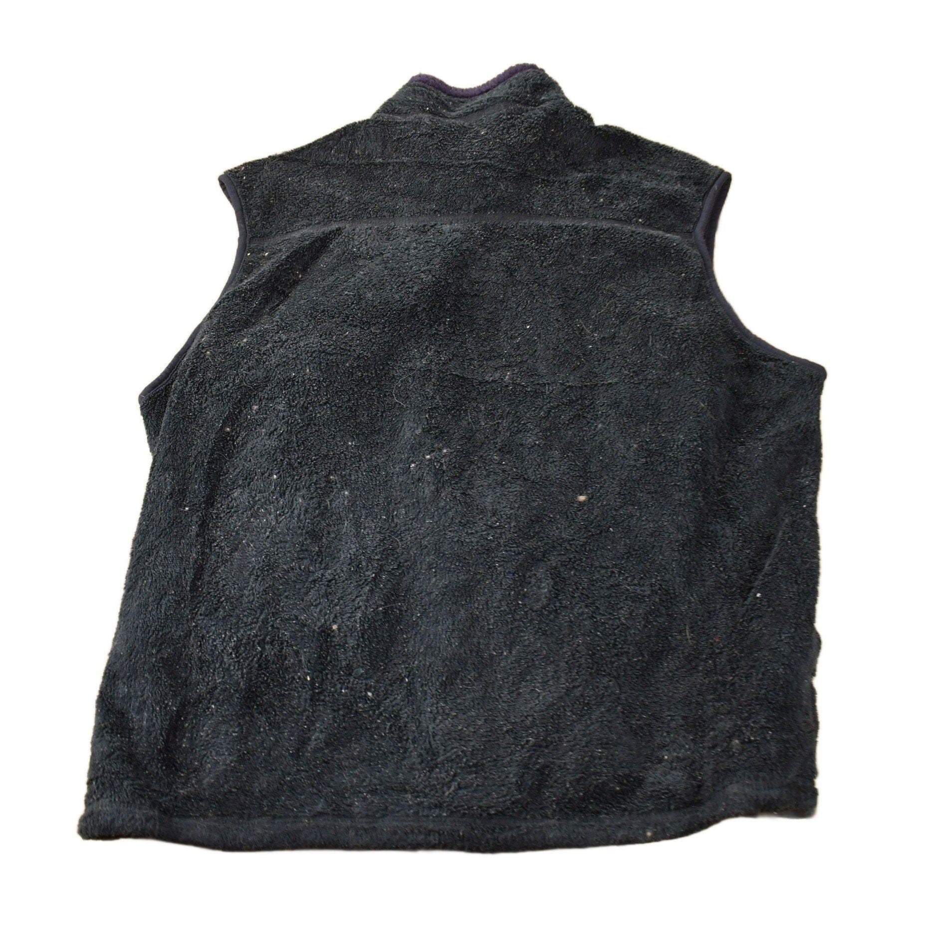 Vintage 2001 Patagonia Black Fleece Vest made In USA Men's Large - Image 2