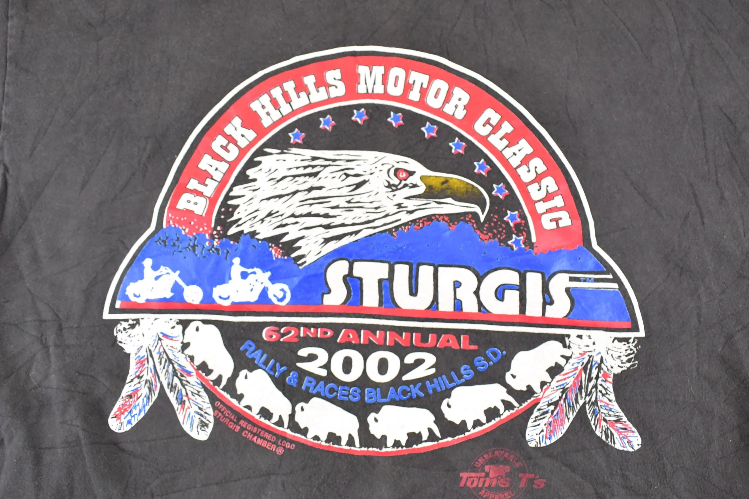 Vintage 2002 Harley Davidson Motorcycles Biker T-Shirt Men's L - Image 7