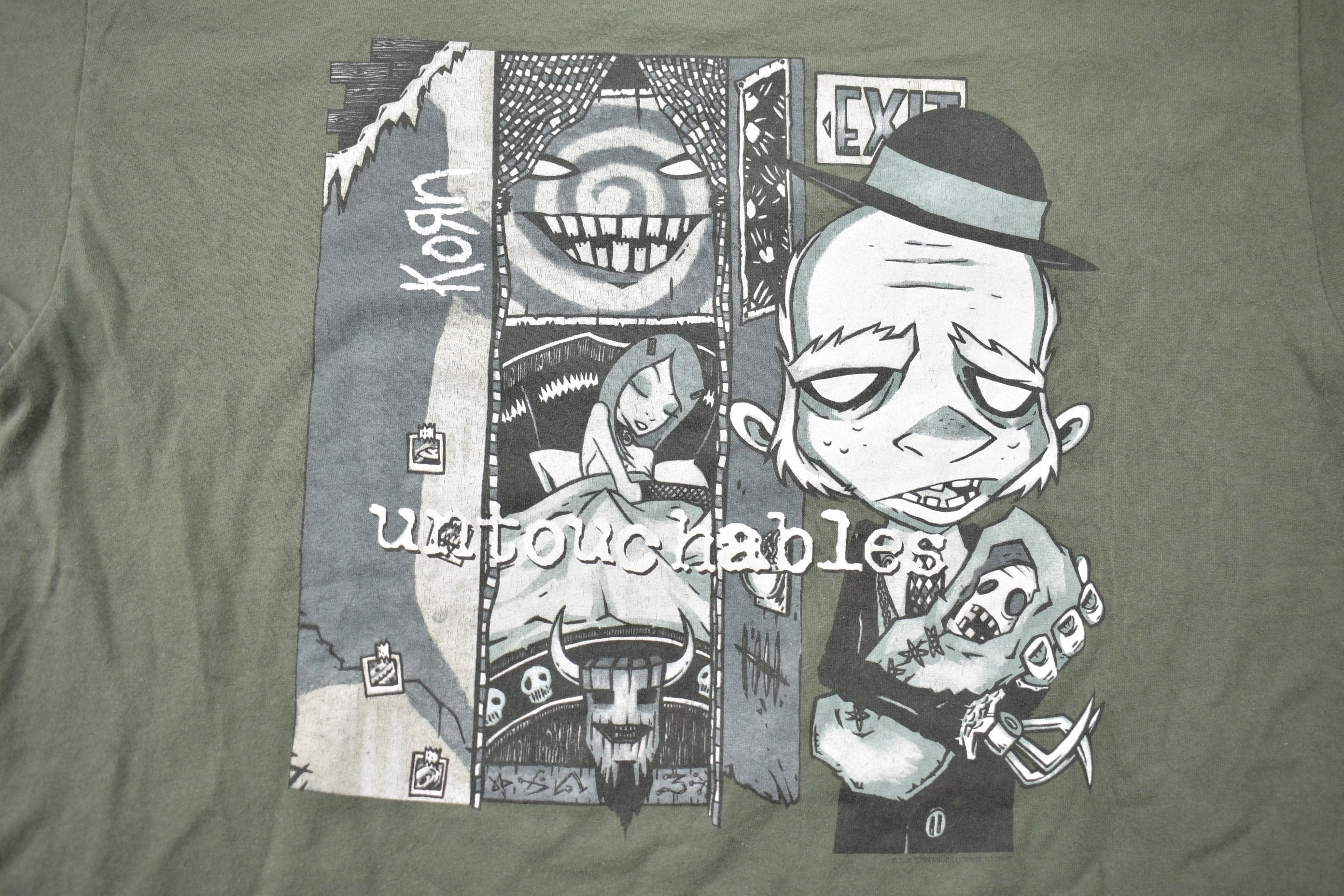 Vintage 2002 Korn Untouchables Pop Sux Tour Band T-shirt Men's XL - Image 3